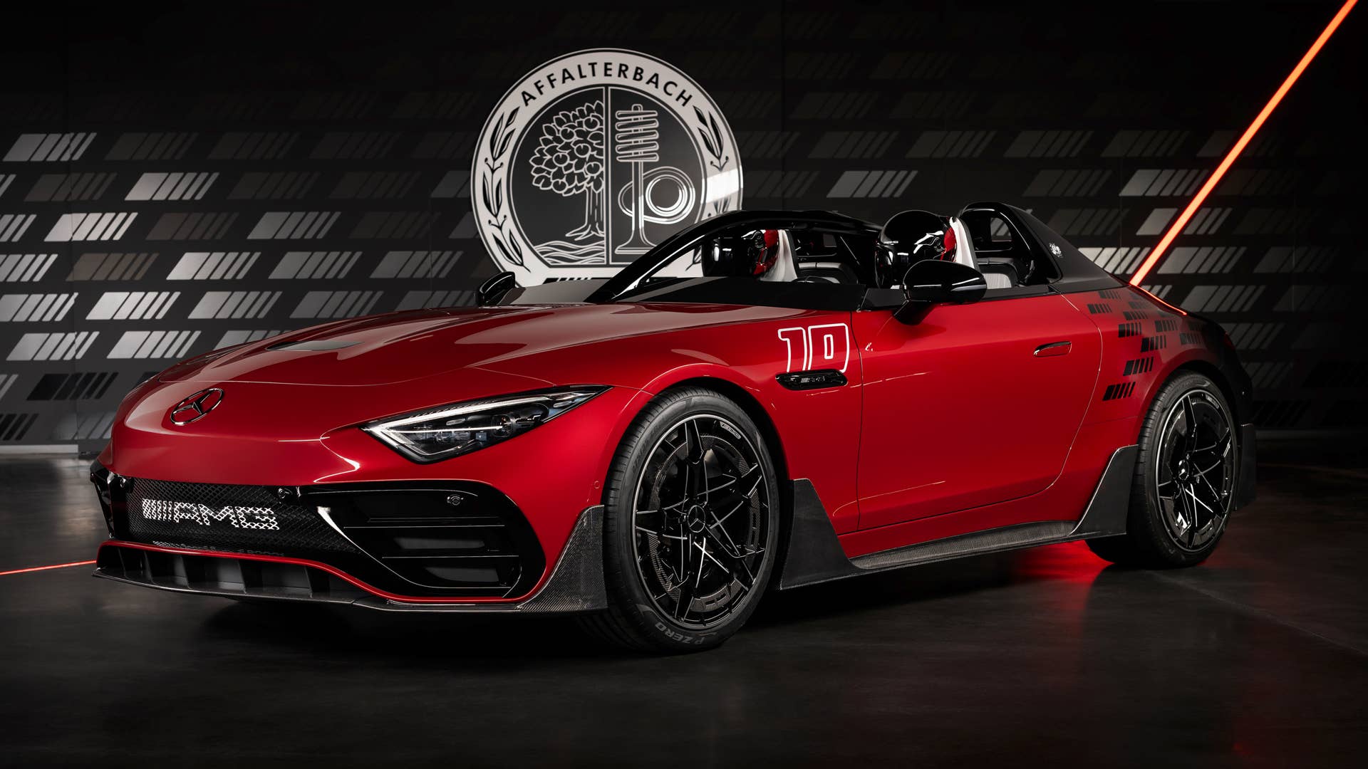 2024 / Concept Mercedes-AMG PureSpeed / Exterieurfarbe Le Mans Rot & graphitgrau Metallic 2024 / Concept Mercedes-AMG PureSpeed / exterieur color Le Mans red& graphitgrey metallic