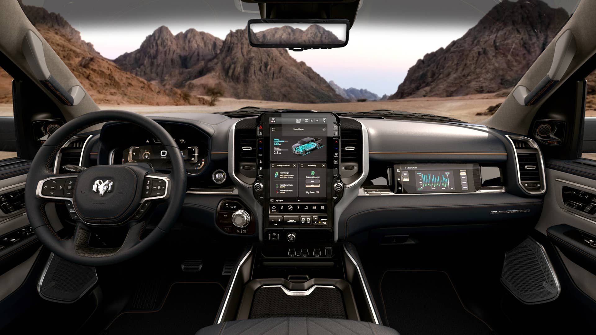 2025 Ram 1500 REV Tungsten interior