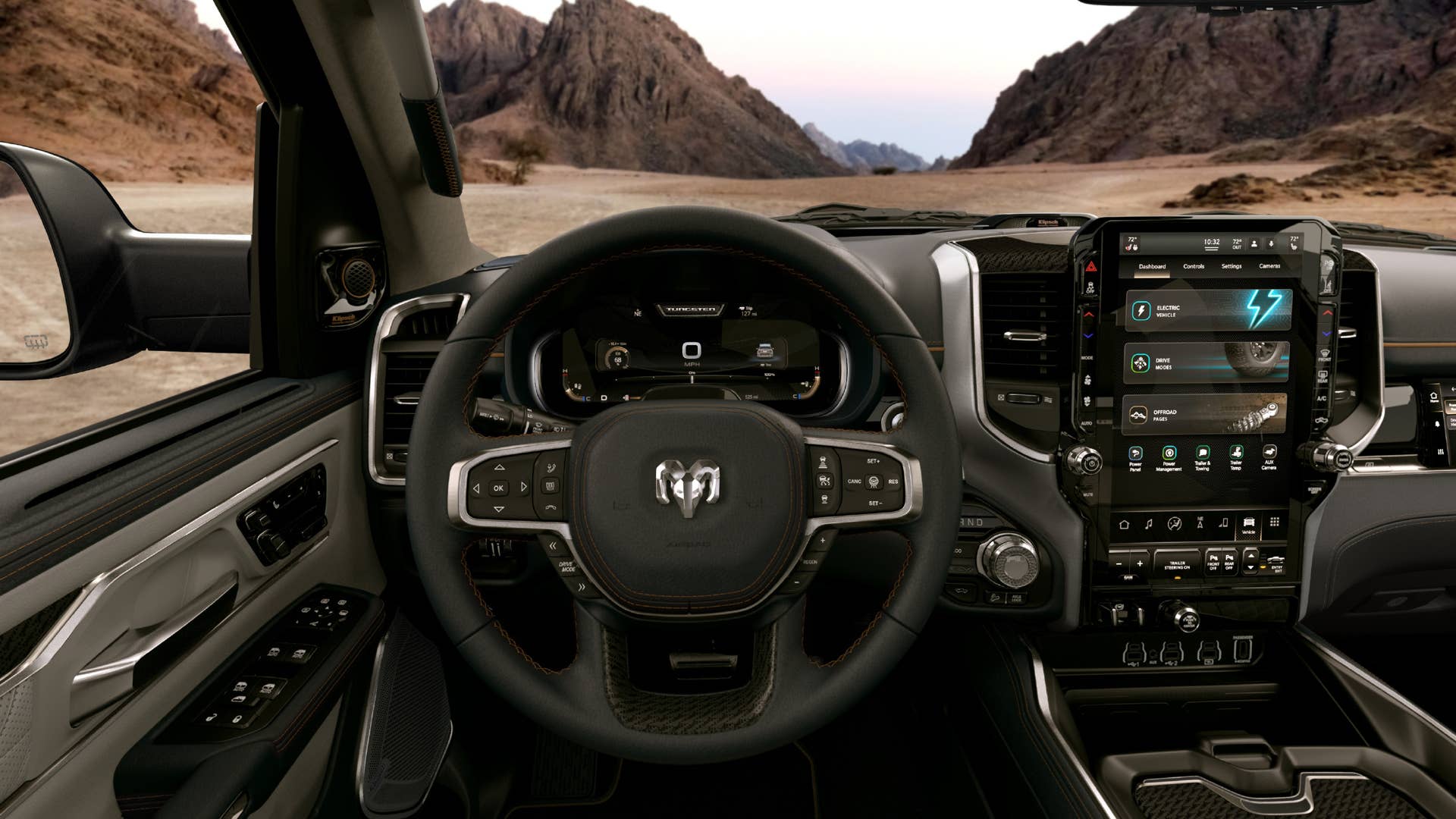 2025 Ram 1500 REV Tungsten interior