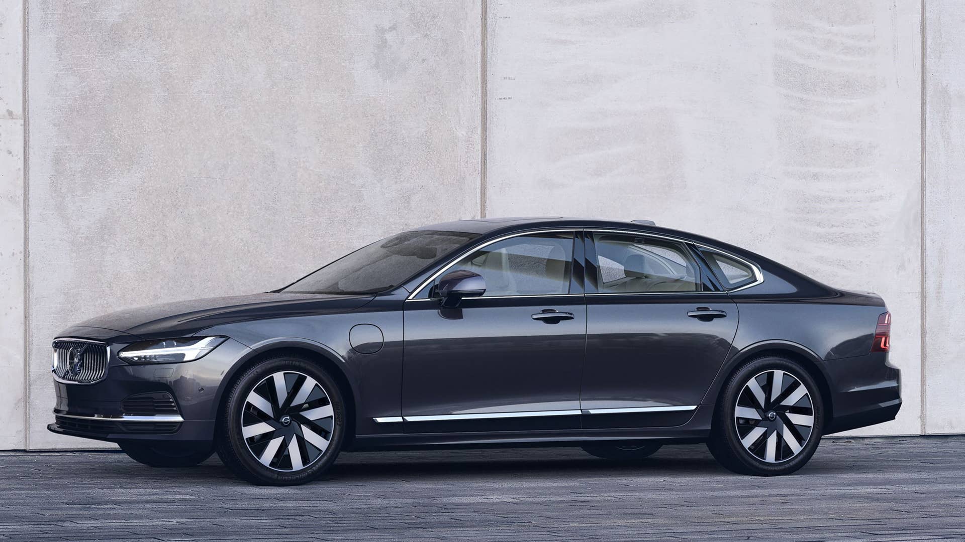 S90 Recharge T8 AWD, Platinum Grey