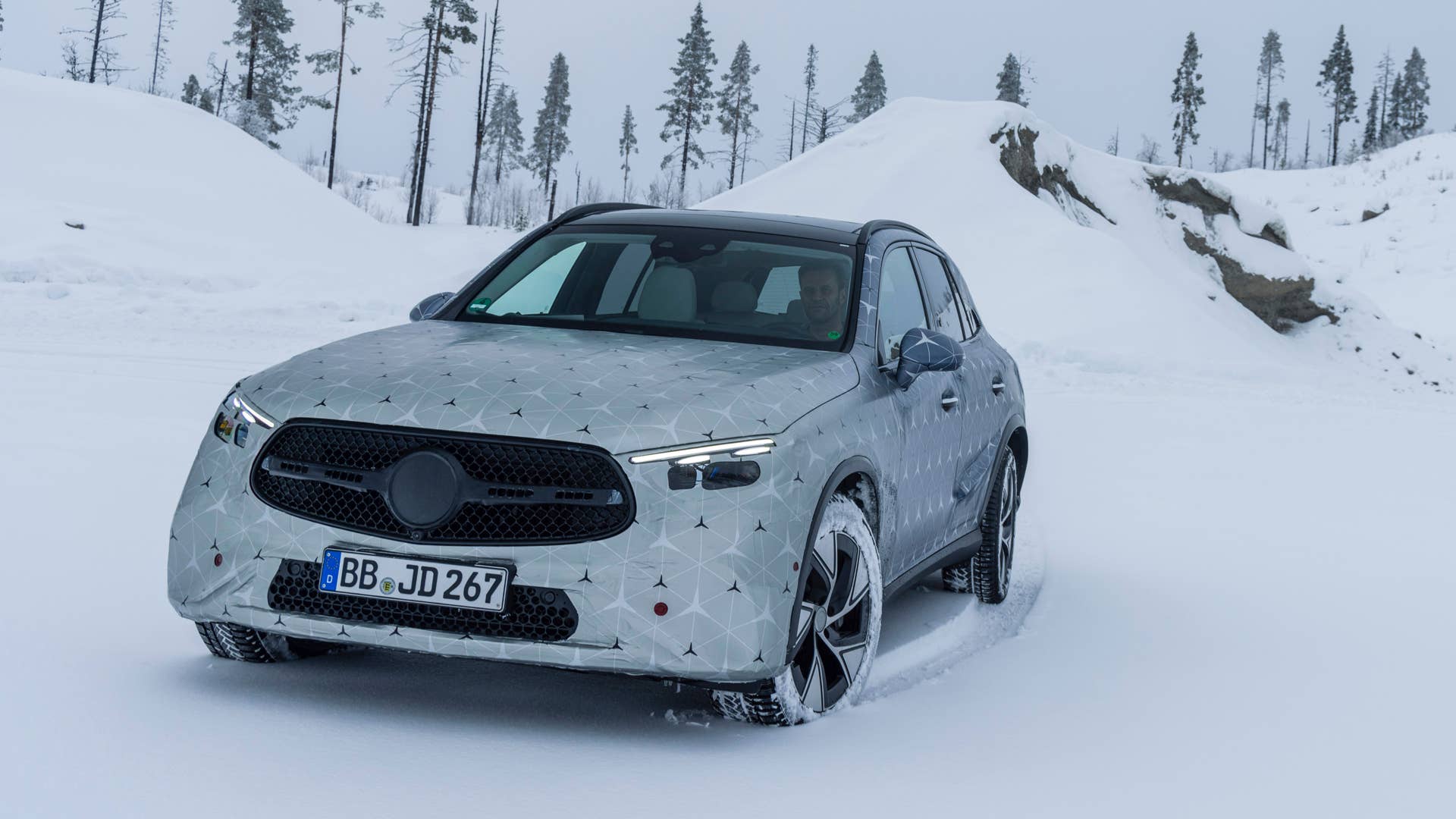 Mercedes-Benz GLC Wintertesting Arjeplog (Sweden)