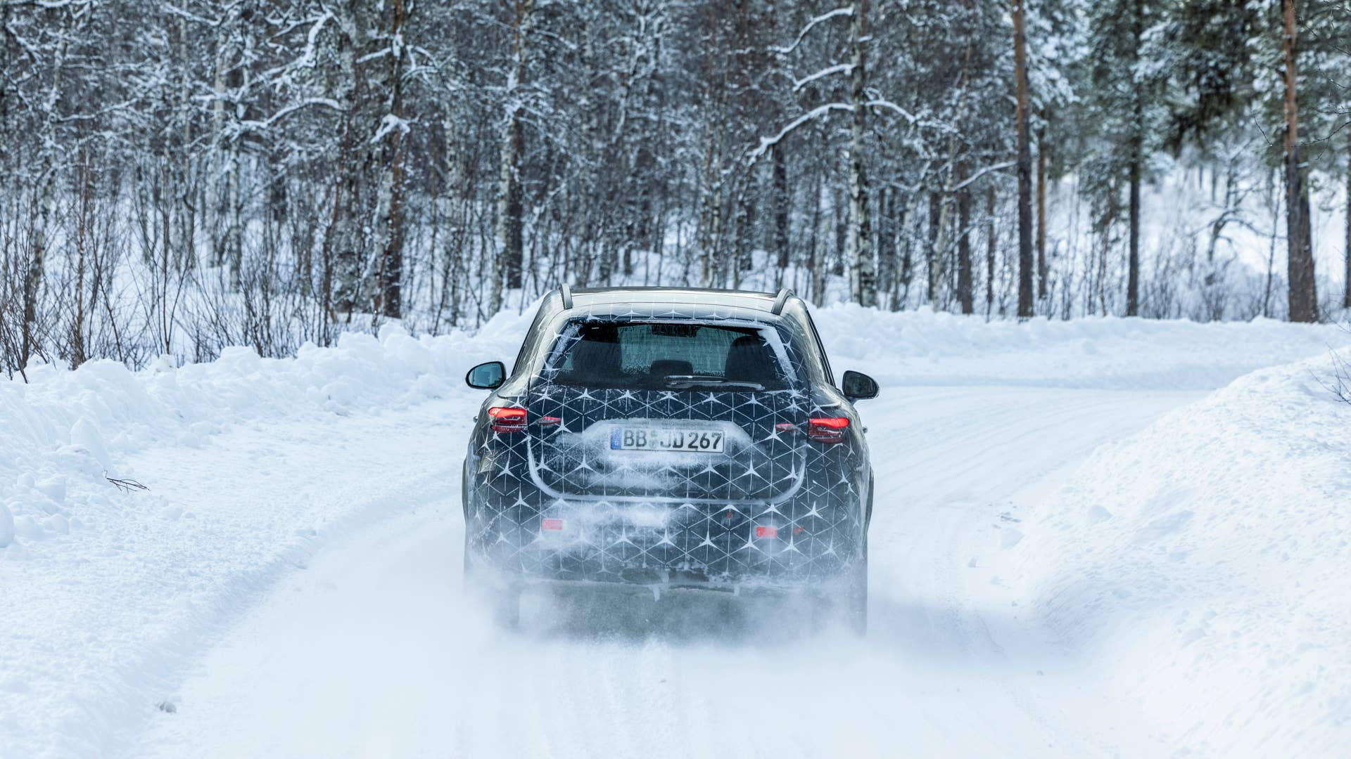 Mercedes-Benz GLC Wintertesting Arjeplog (Sweden)