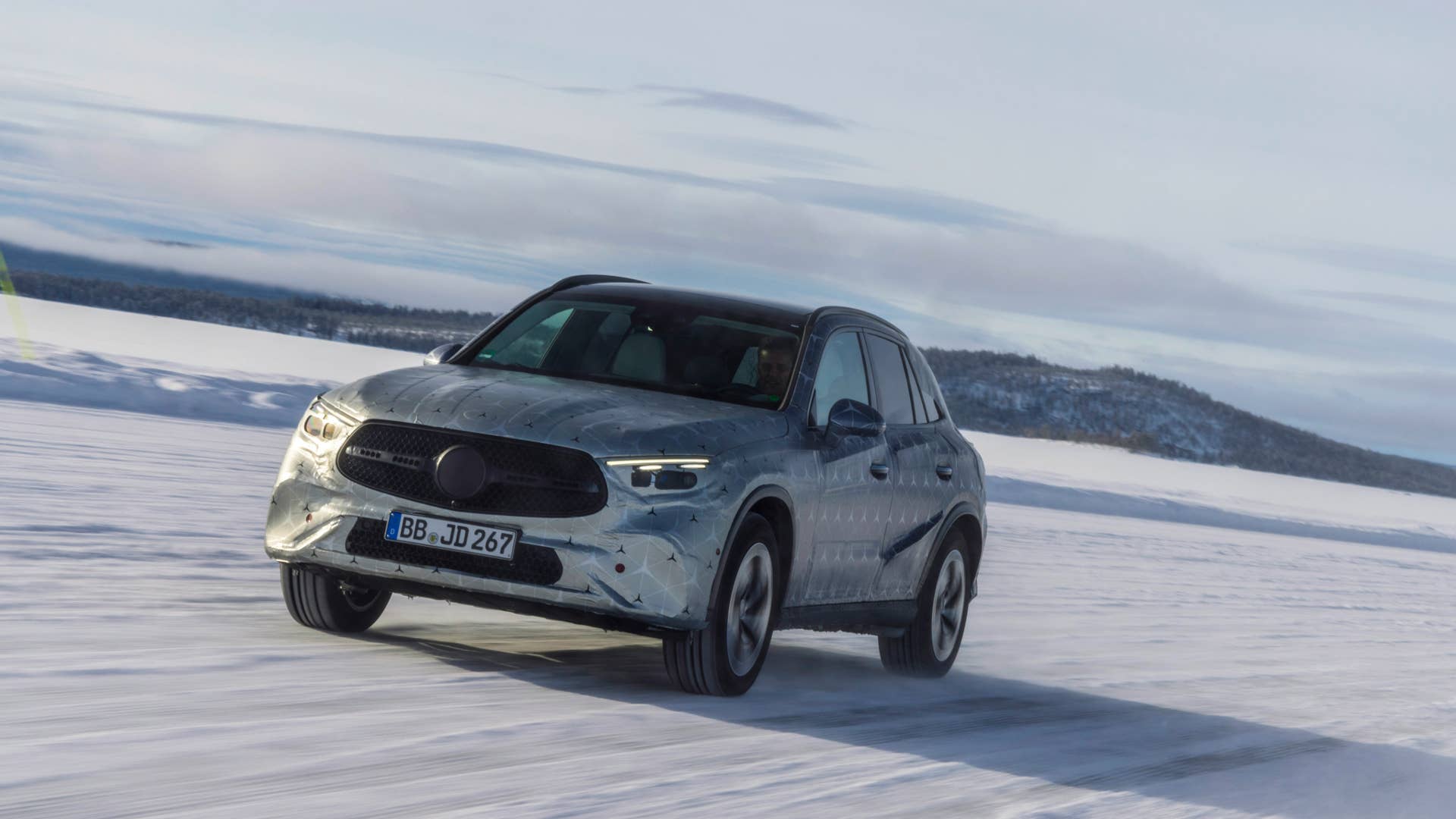 Mercedes-Benz GLC Wintertesting Arjeplog (Sweden)