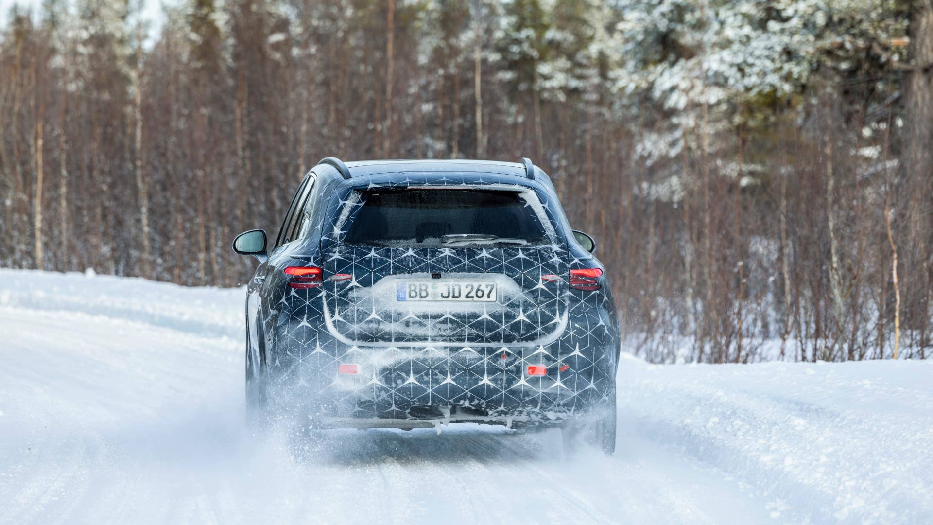 Mercedes-Benz GLC Wintertesting Arjeplog (Sweden)