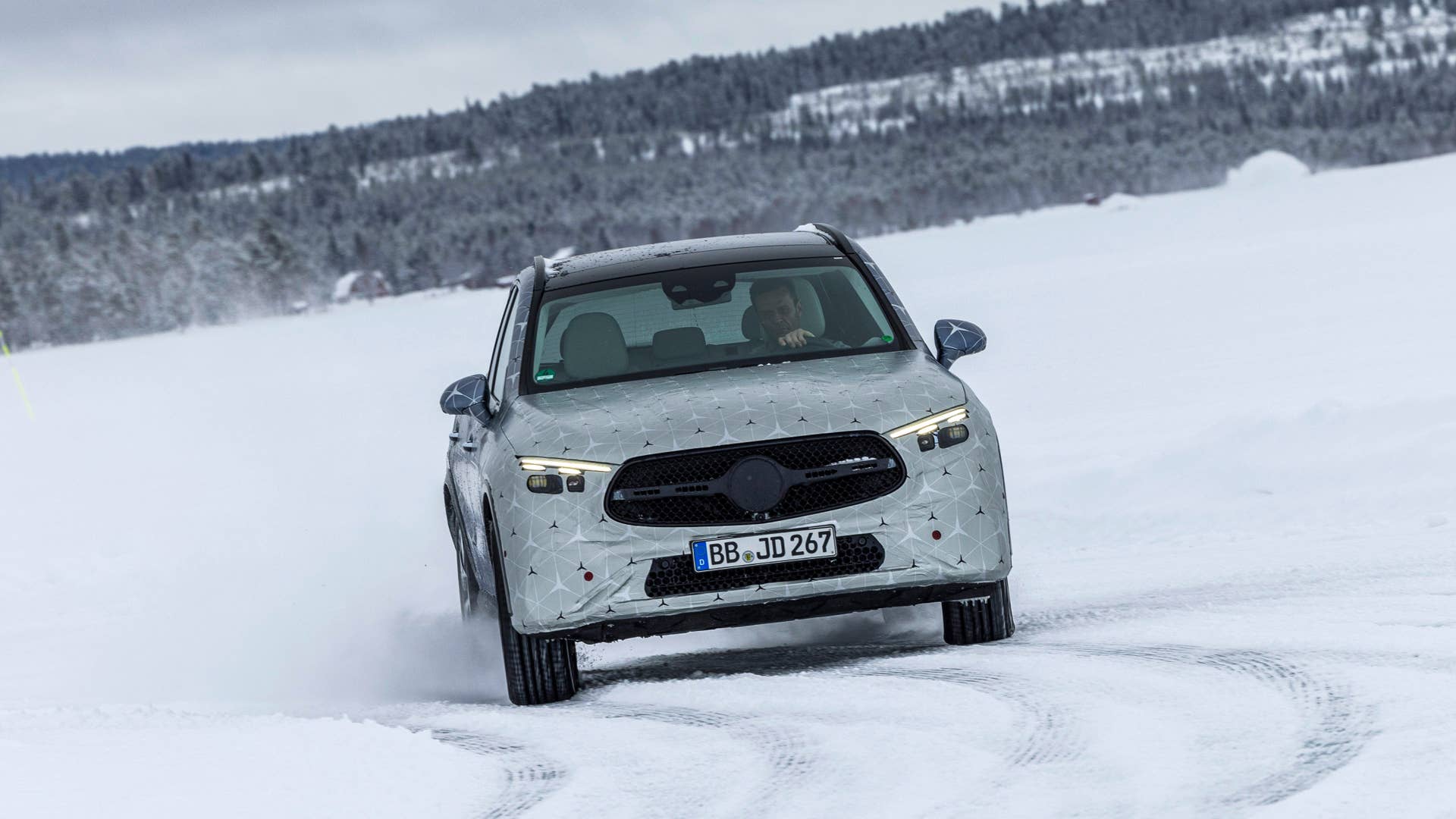 Mercedes-Benz GLC Wintertesting Arjeplog (Sweden)