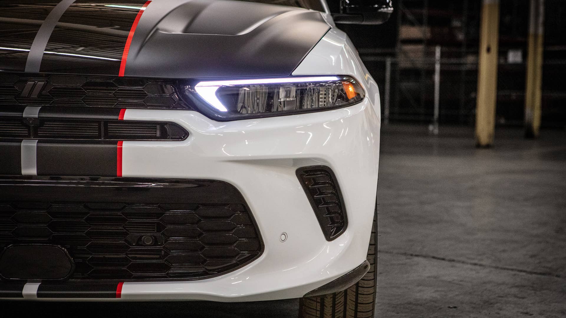 The 2024 Dodge Hornet R/T GLH Concept showcases potential Direct Connection performance parts upgrades for the newest entry in the Dodge lineup.