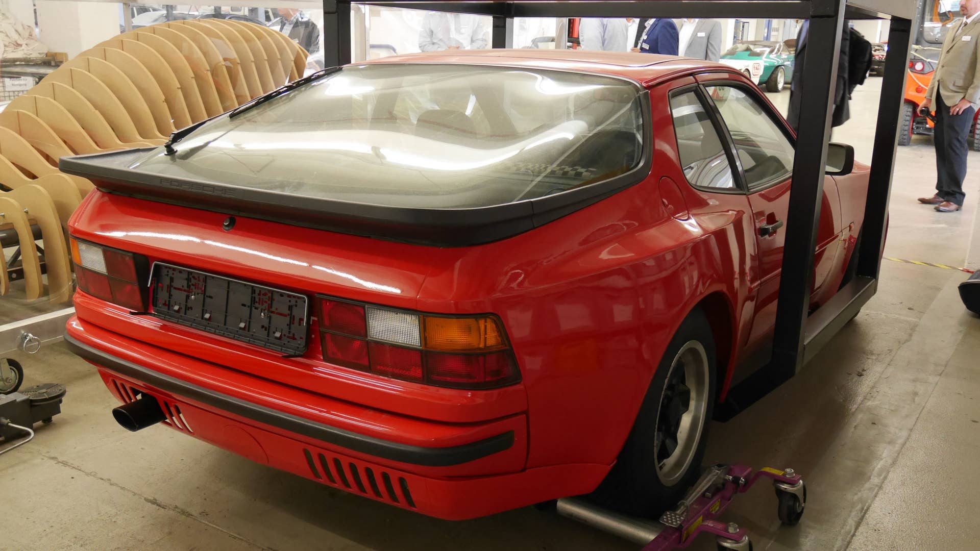 This is the only rear-engine, all-wheel-drive Porsche 944 in the world.