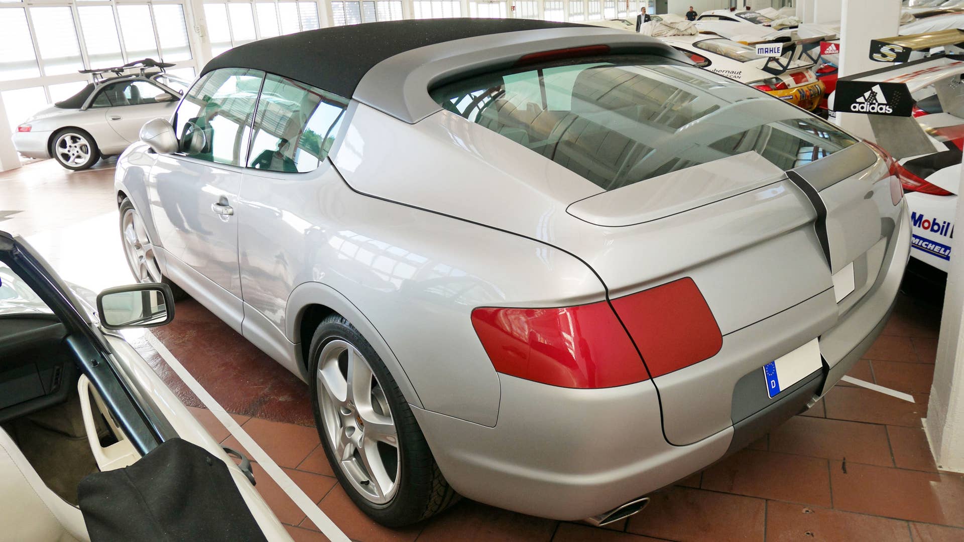 Although obviously never produced, the work began on this prototype's roof eventually resulted in the current 911 Targa roof.