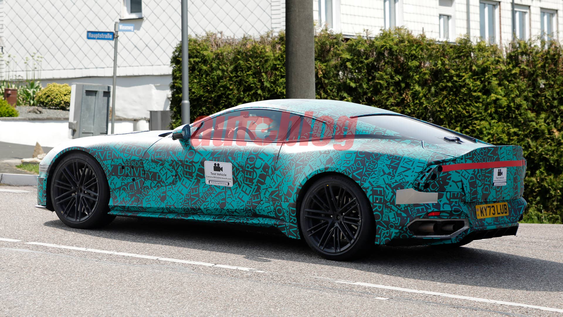Aston Martin DBS spied