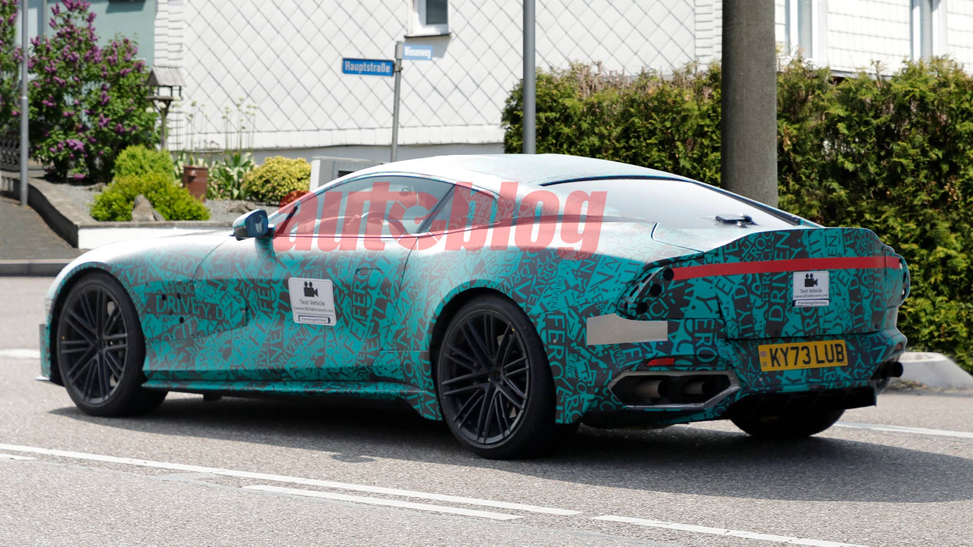 Aston Martin DBS spied