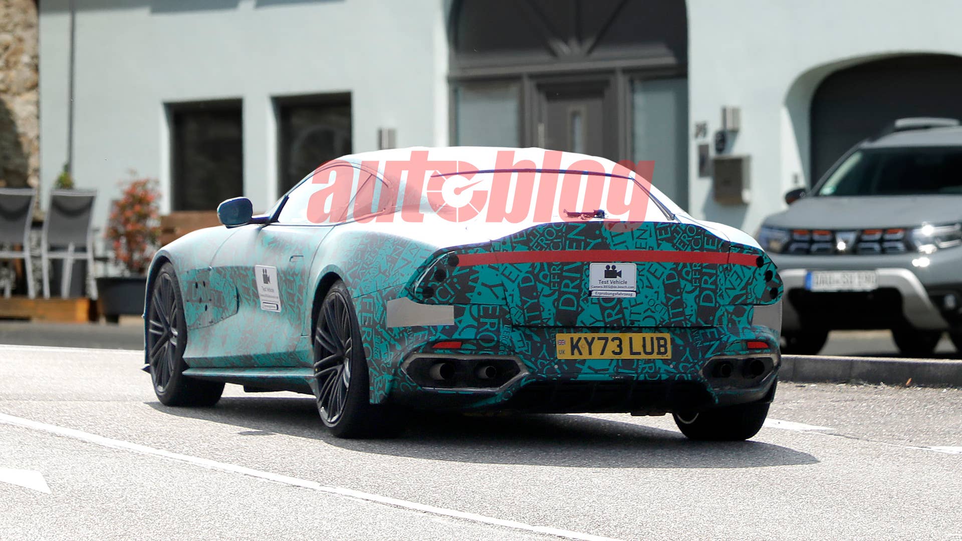 Aston Martin DBS spied