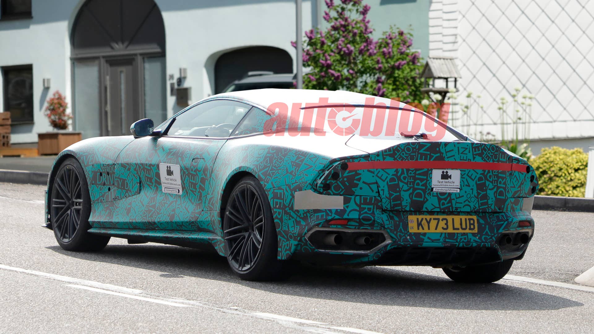 Aston Martin DBS spied