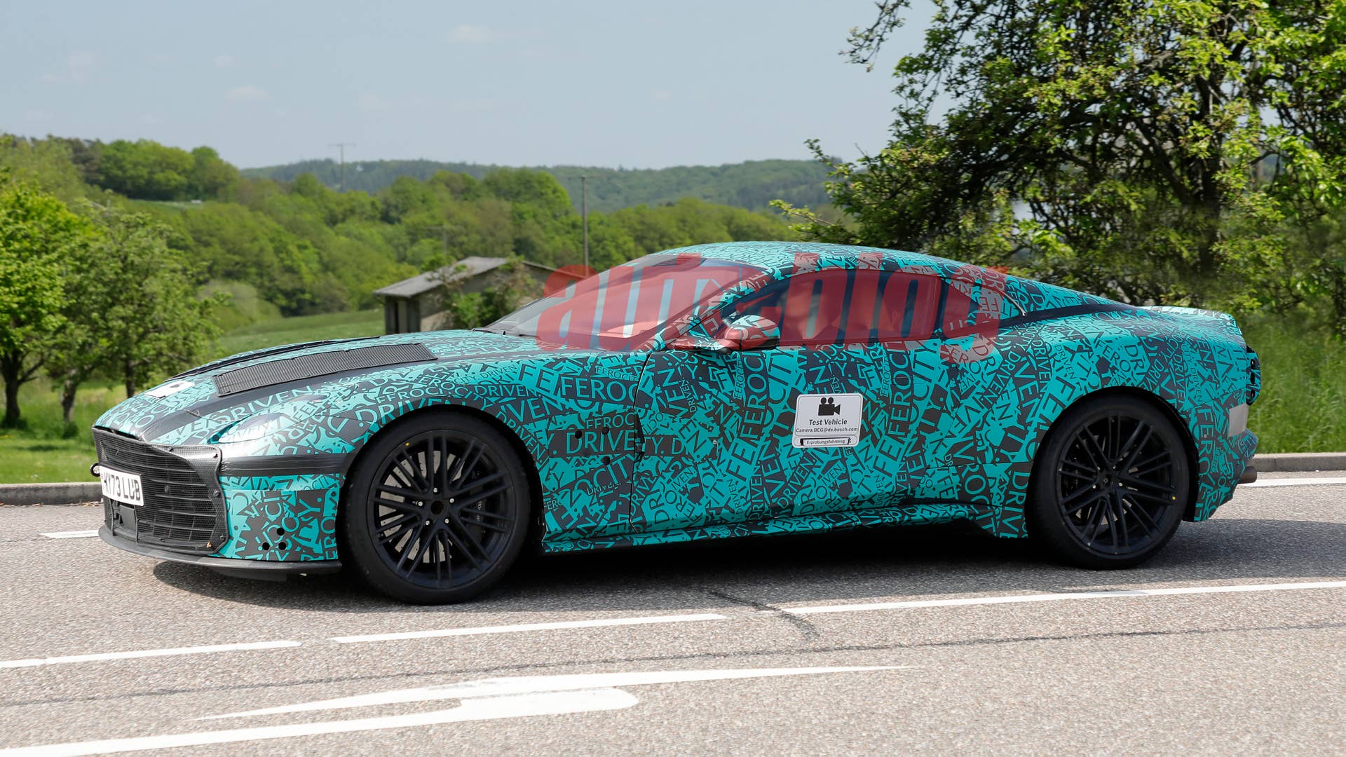 Aston Martin DBS spied