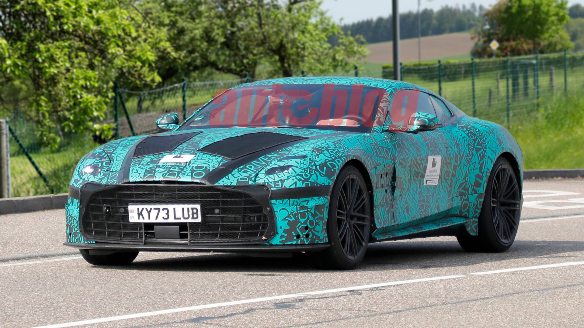 Aston Martin DBS spied