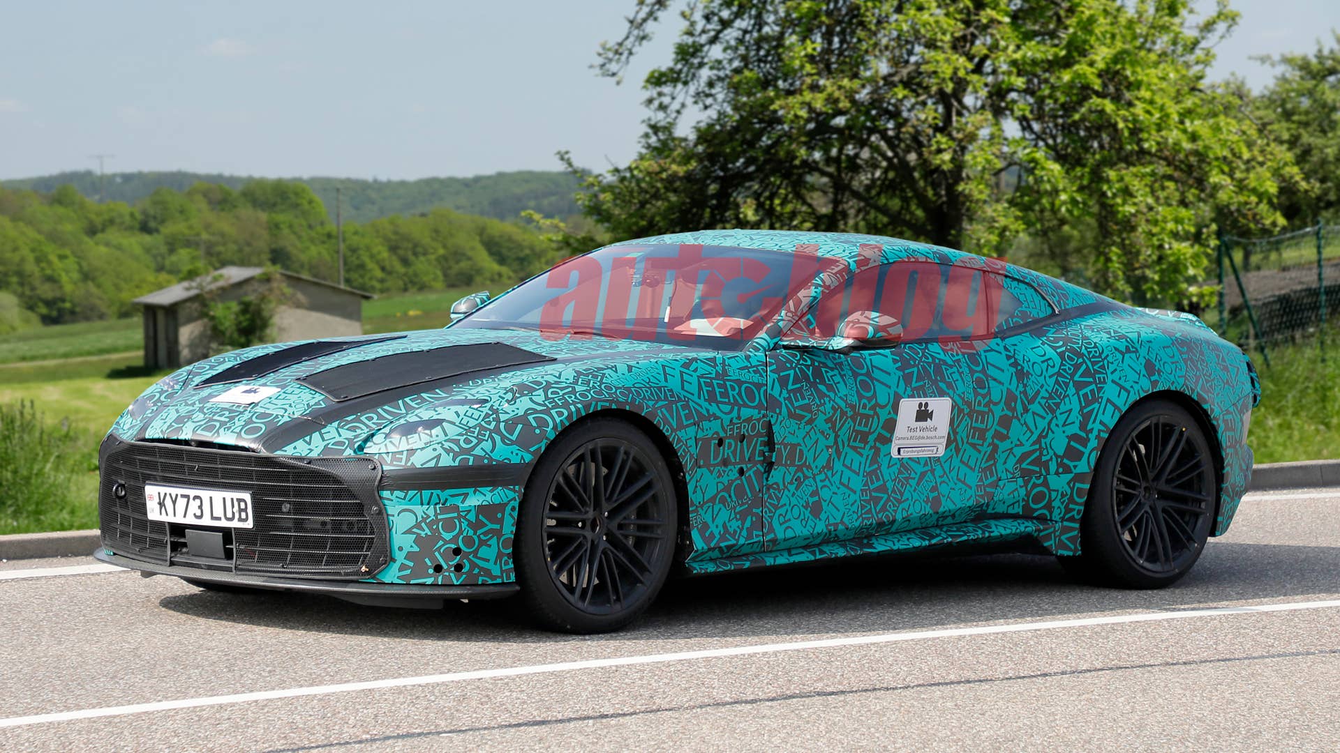 Aston Martin DBS spied