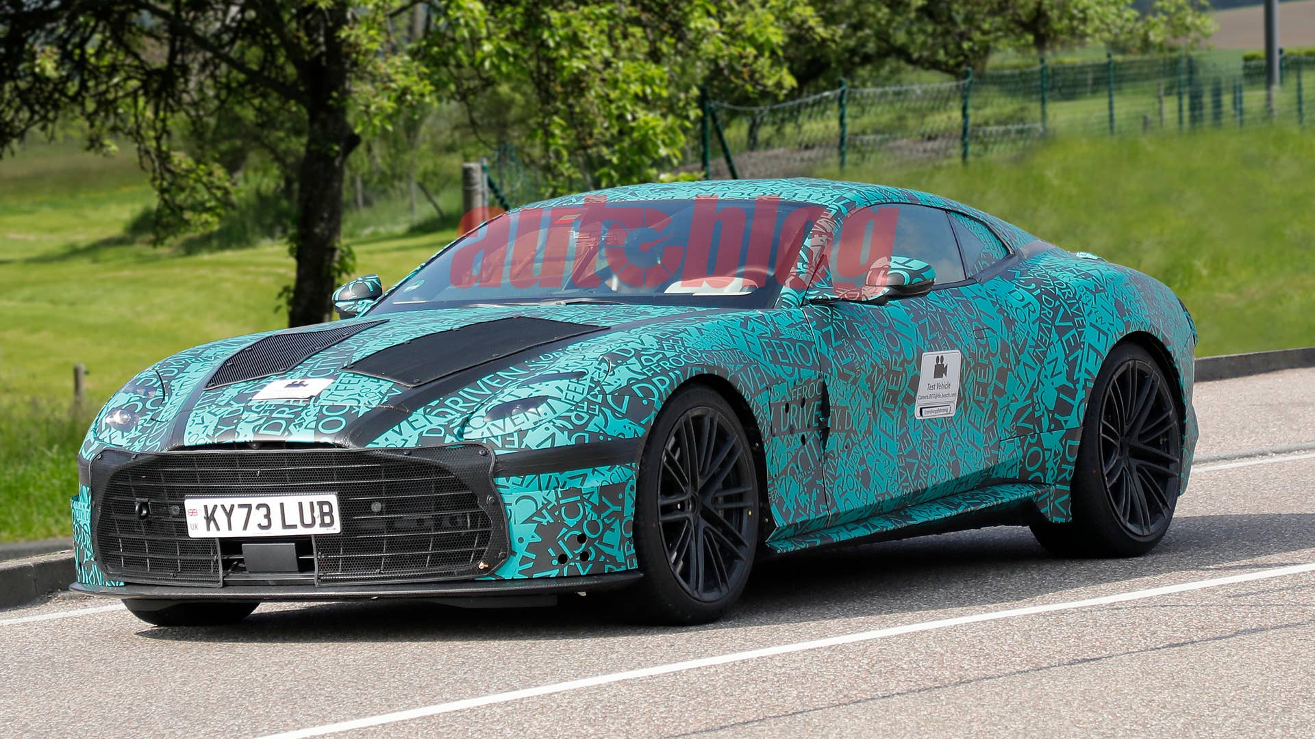 Aston Martin DBS spied
