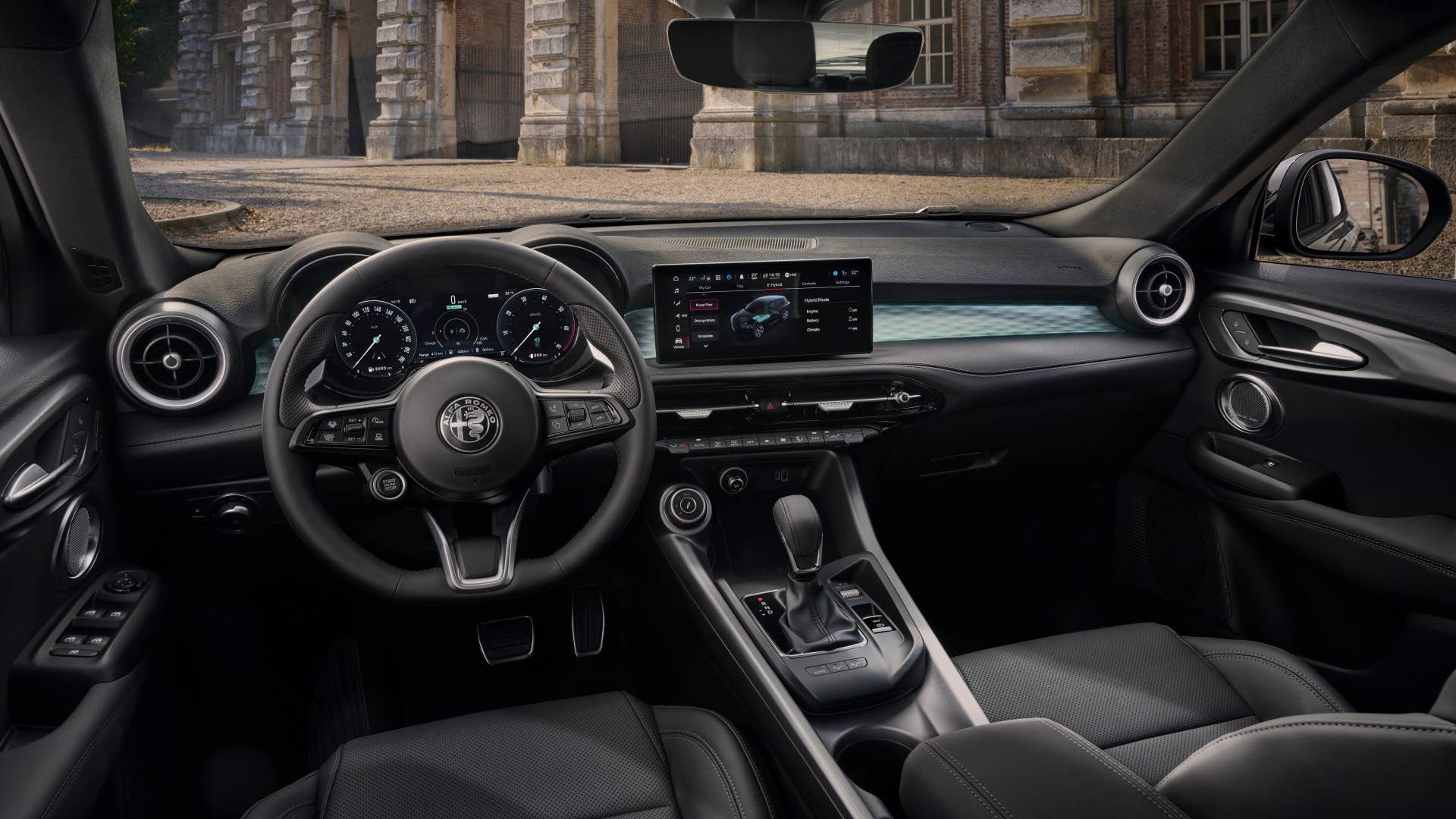 2024 Alfa Romeo Tonale overall interior driver view (European spec shown)