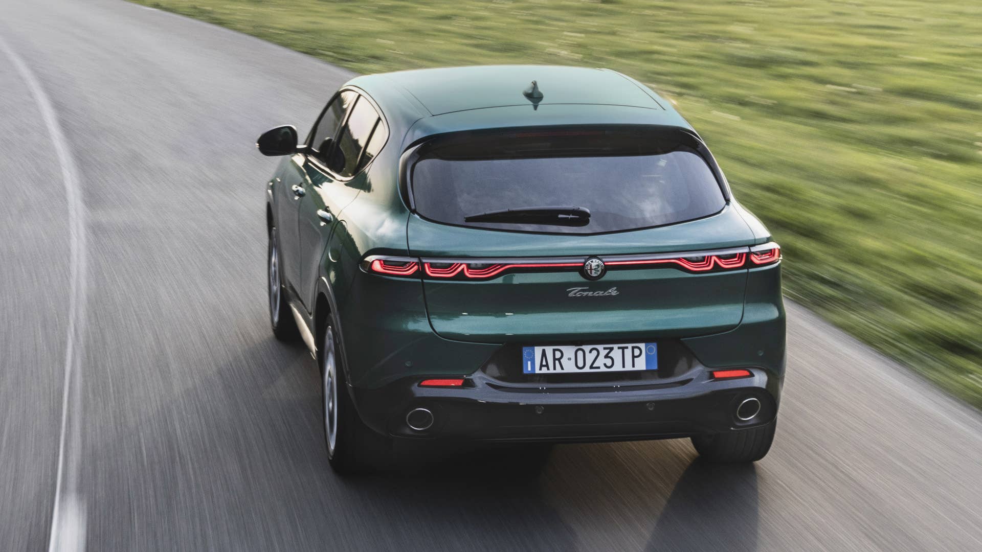 2024 Alfa Romeo Tonale rear (European spec shown)