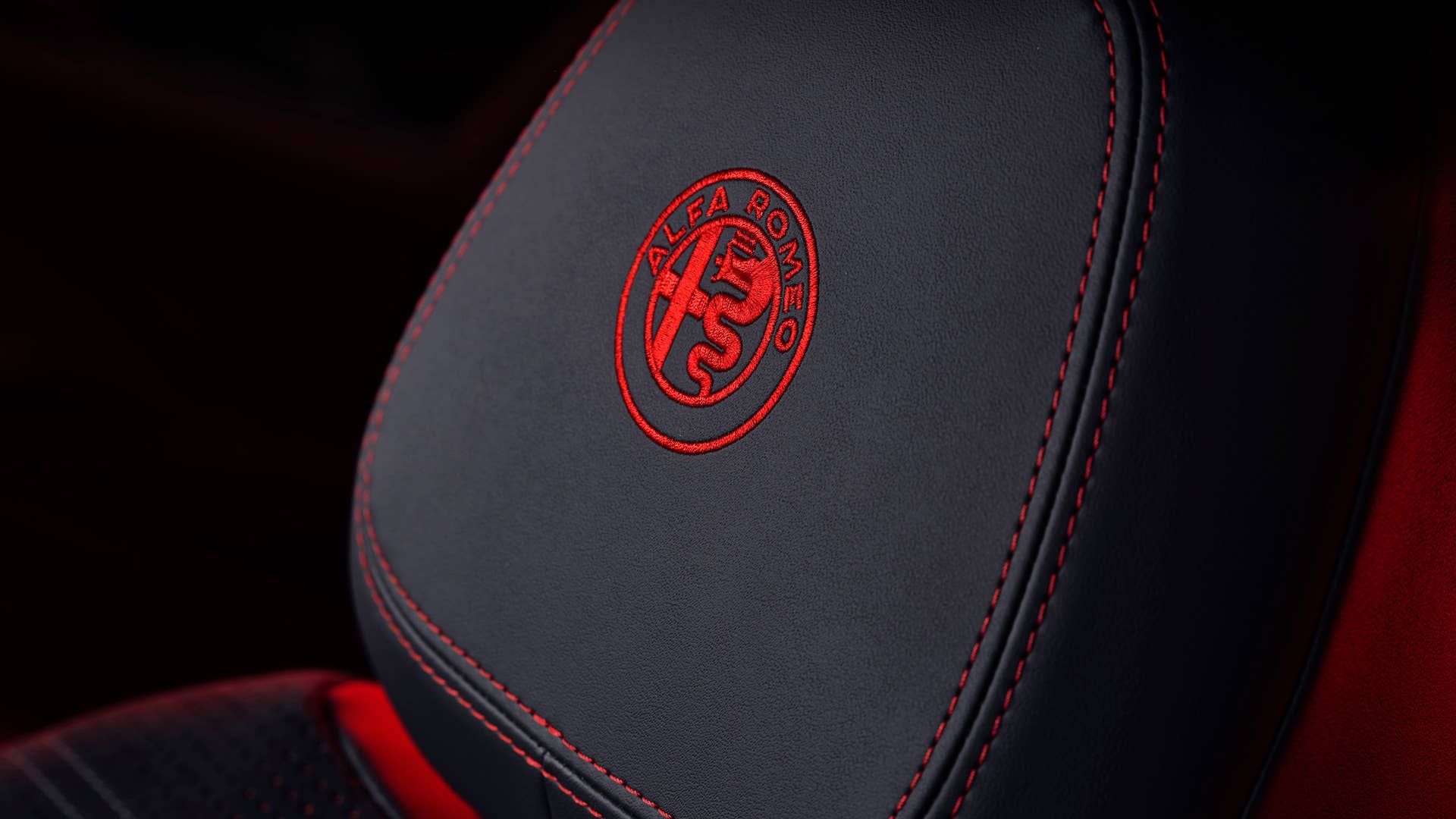 2024 Alfa Romeo Tonale Veloce European spec headrest badge