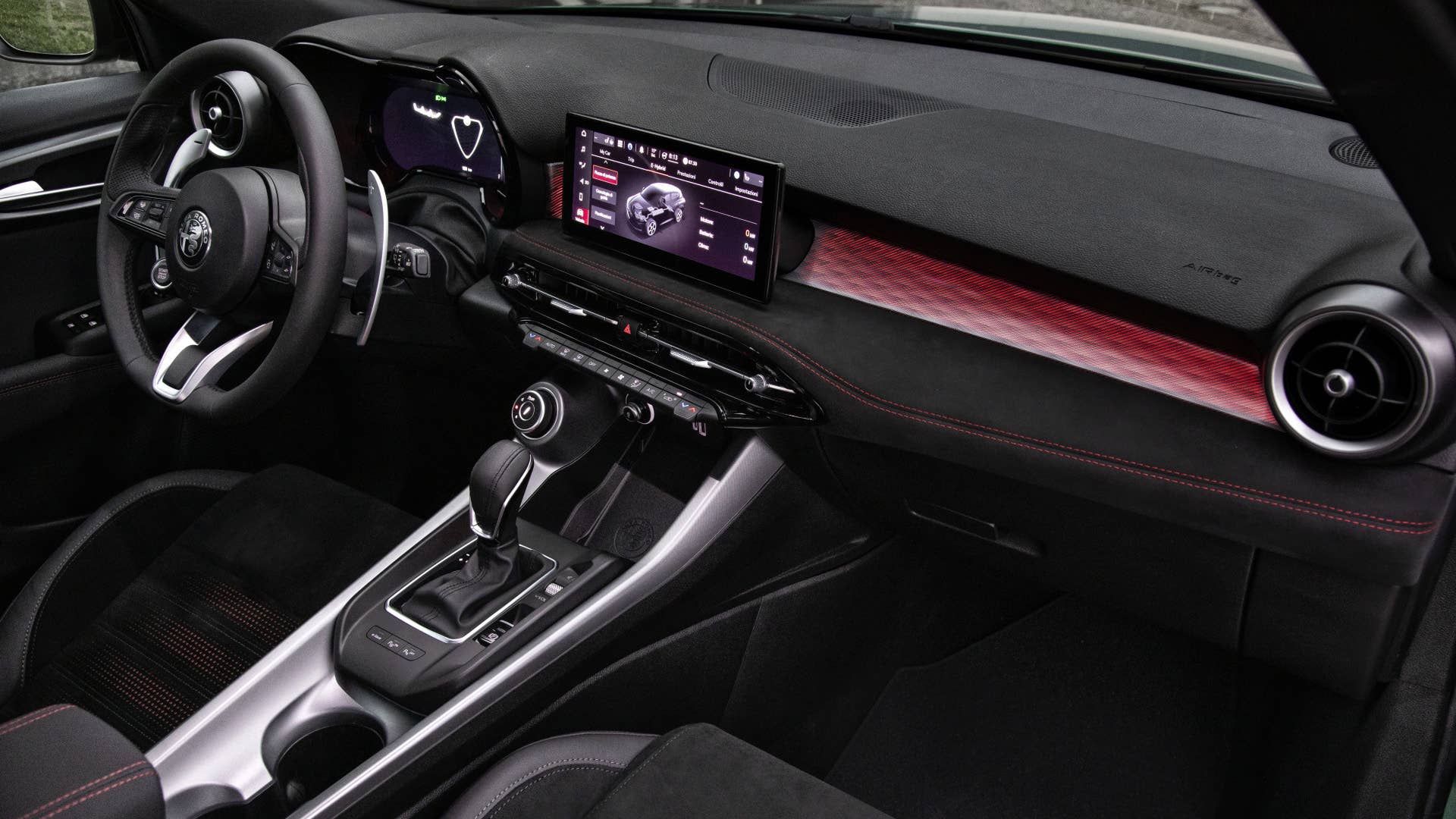 2024 Alfa Romeo Tonale overall interior passenger side (European spec shown)