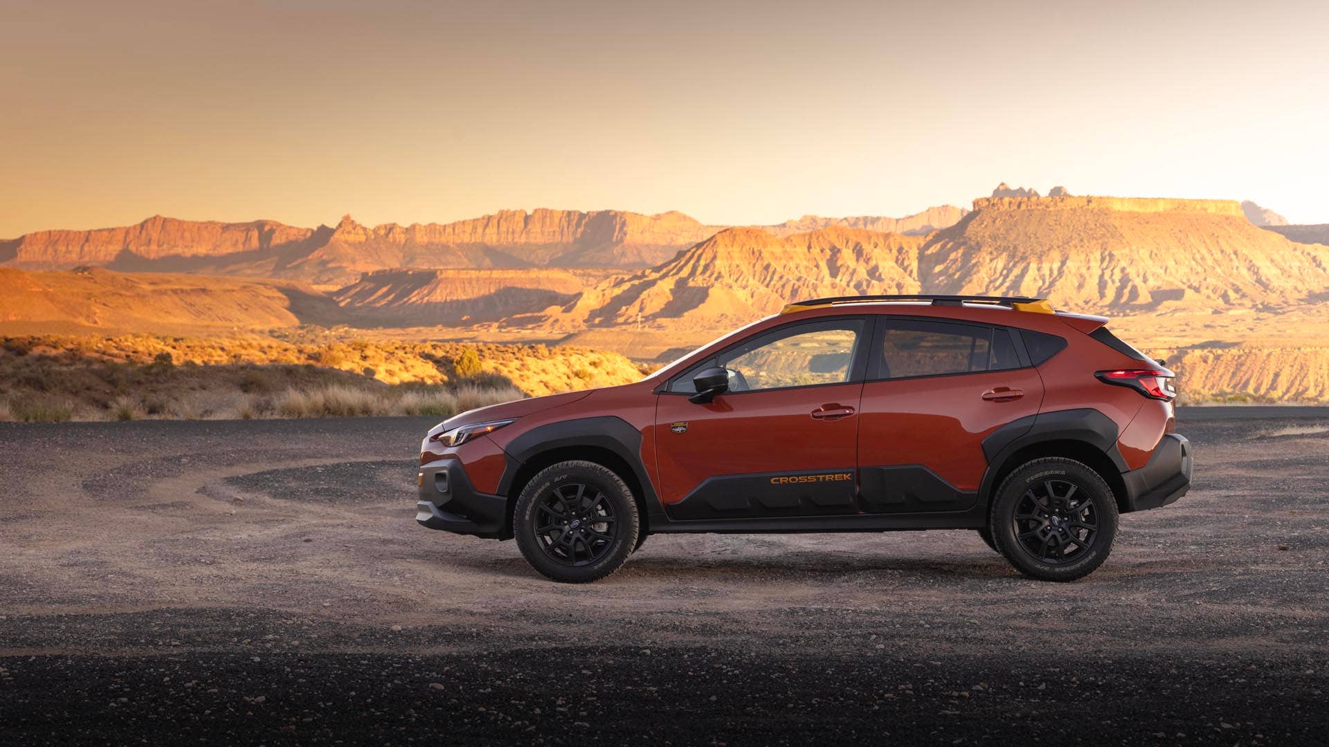 2024 Subaru Crosstrek Wilderness profile orange