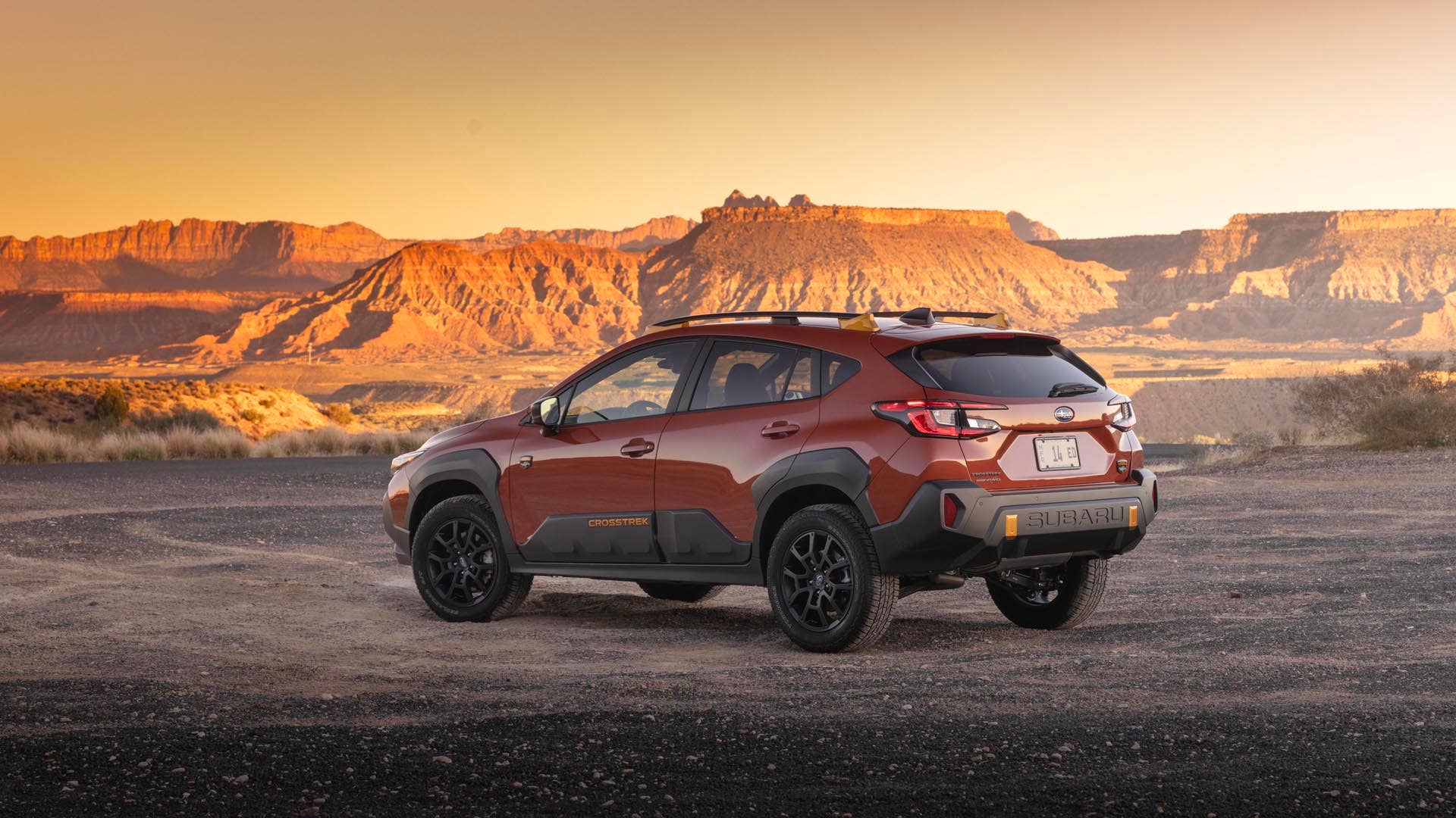 2024 Subaru Crosstrek Wilderness profile orange