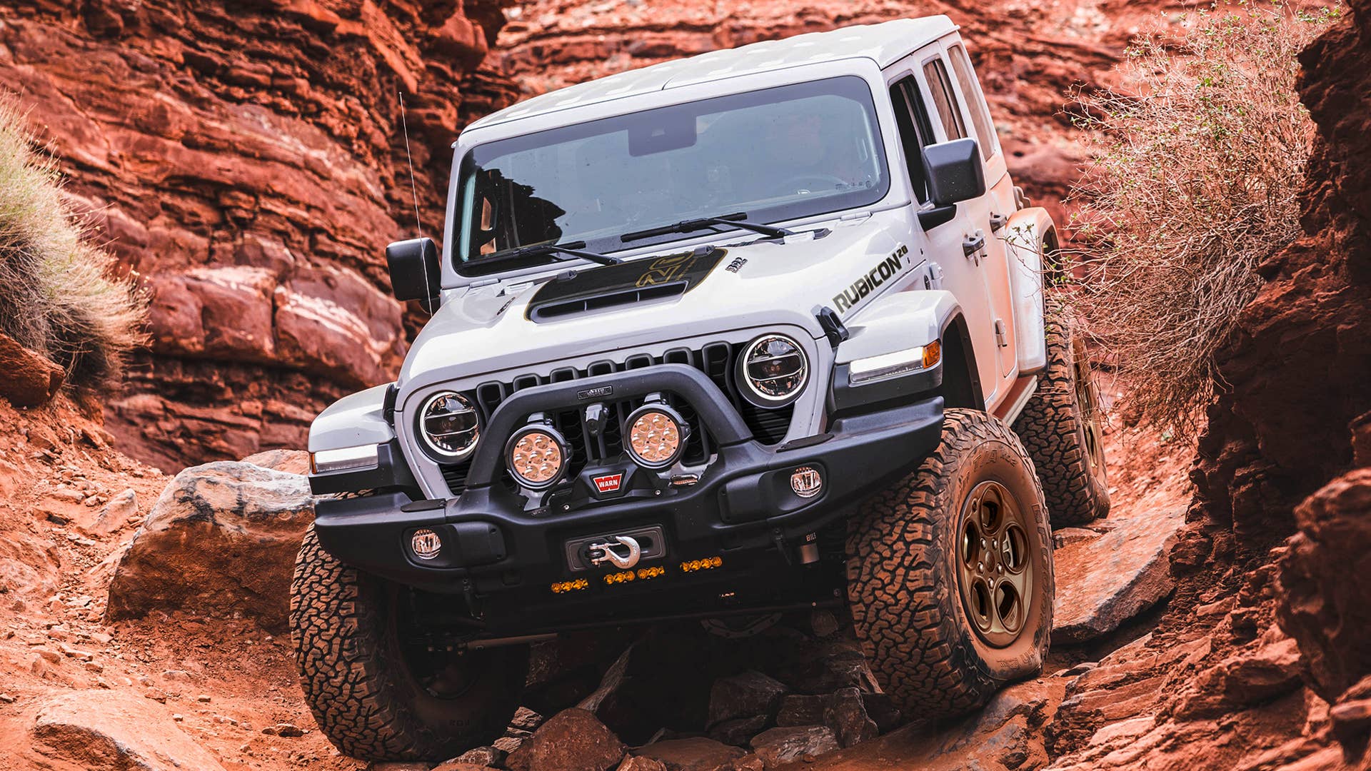 Rubicon 20th Anniversary Level II by American Expedition Vehicles (AEV) upfit for 2023 Jeep® Wrangler Rubicon 392 features 37-inch BF Goodrich All-Terrain KO2 tires