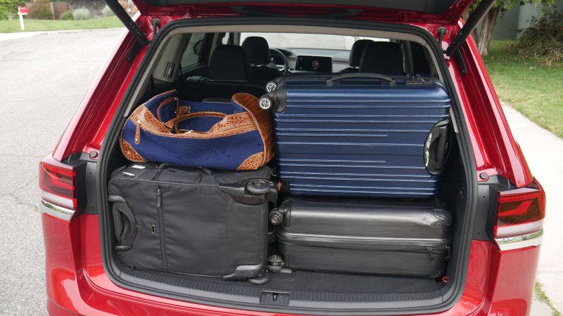 Volkswagen Atlas Luggage Test: How much fits behind the third row ...