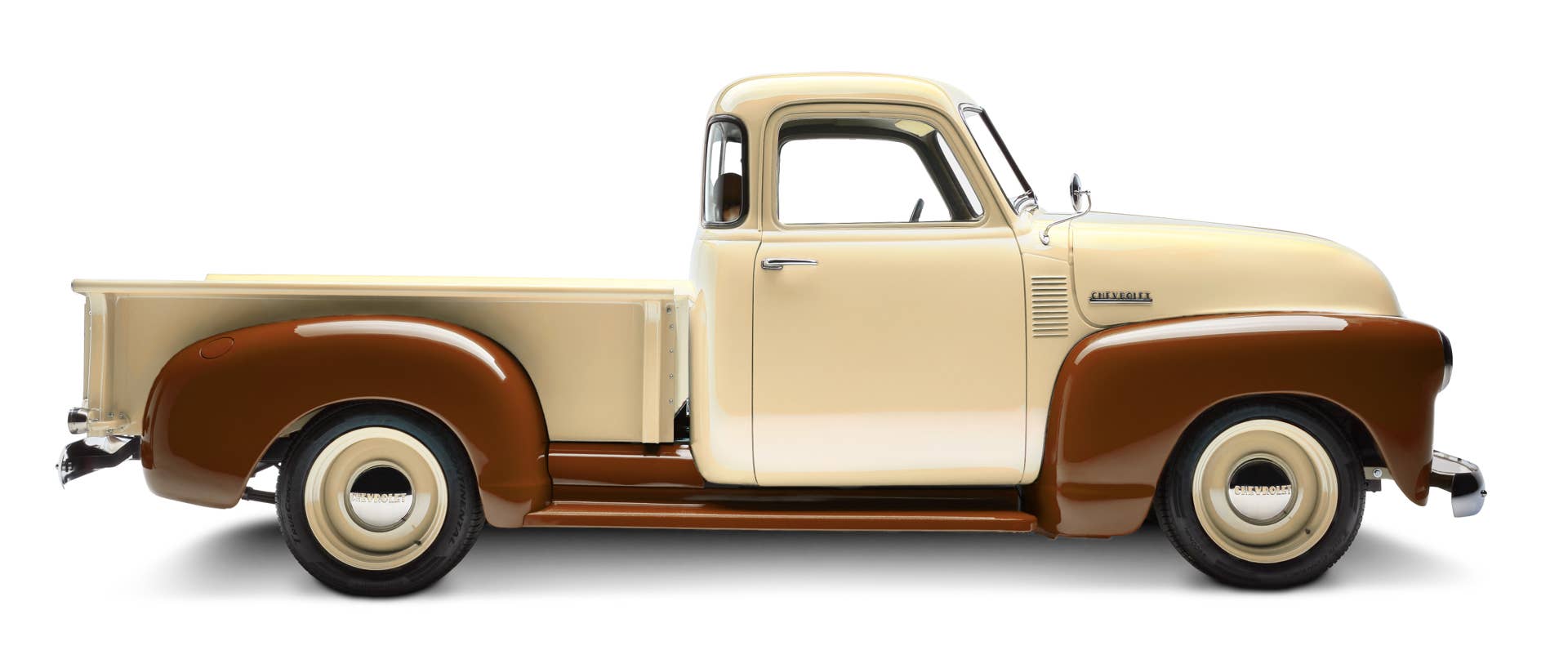 1950y CHEVROLET 3100！！ PICKUP！！ chevy3100_sidepassenger_creamm