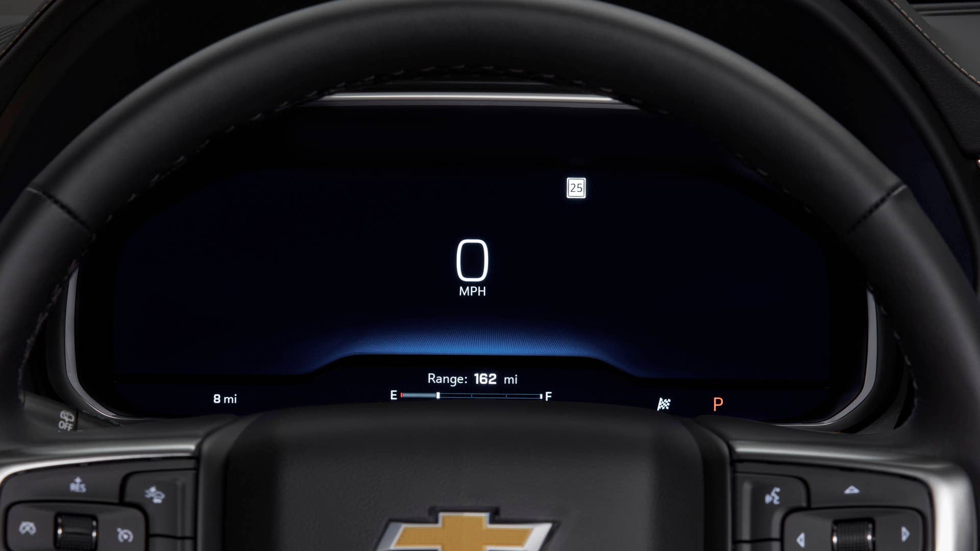 A 12.3-inch-diagonal configurable digital instrument cluster is standard on the 2022 Chevrolet Tahoe and Suburban for LT trims and above.