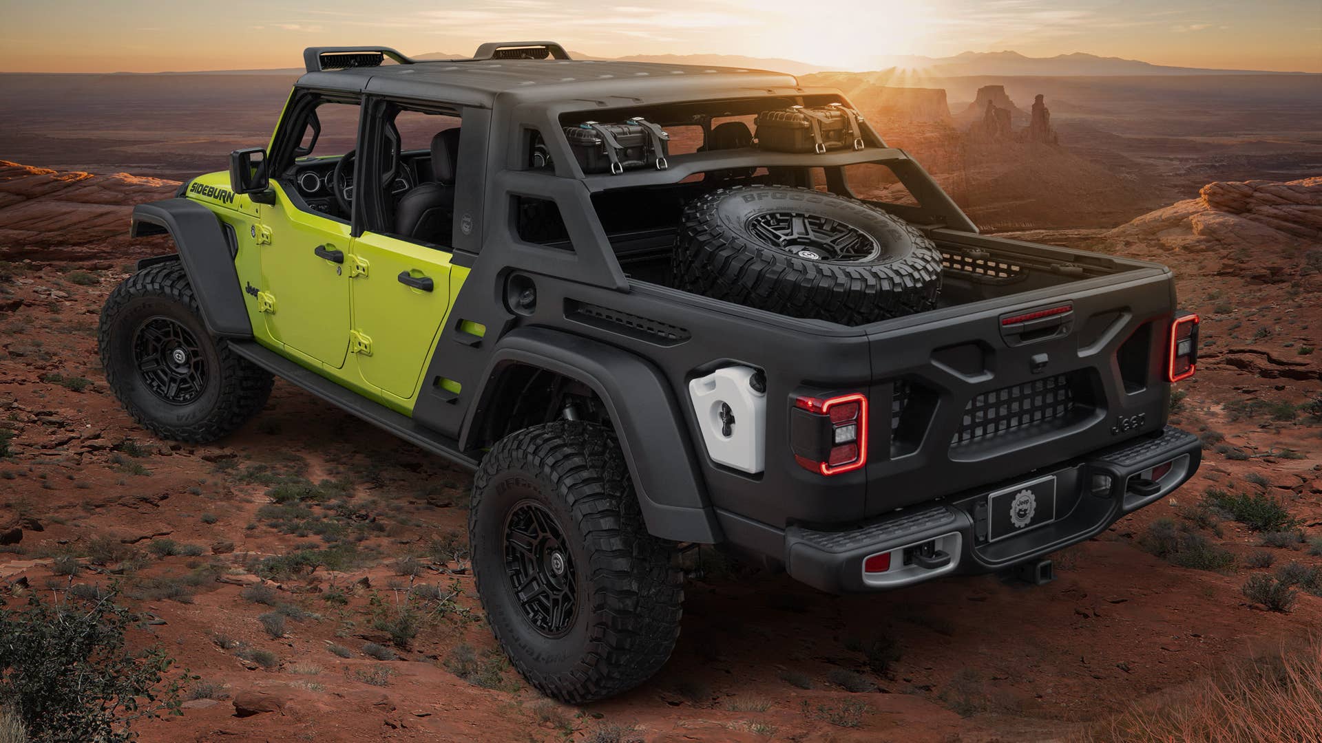 Jeep® Gladiator Rubicon Sideburn Concept