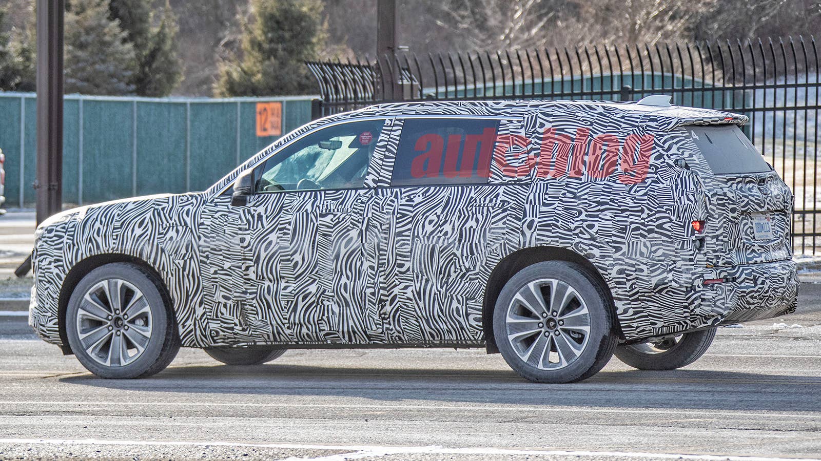 Cadillac three-row electric SUV prototype