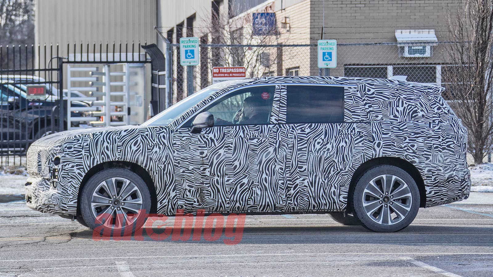 Cadillac three-row electric SUV prototype