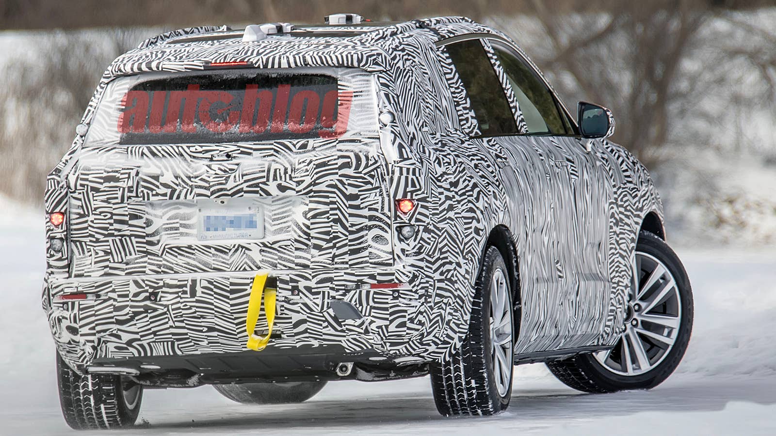 Cadillac three-row electric SUV prototype