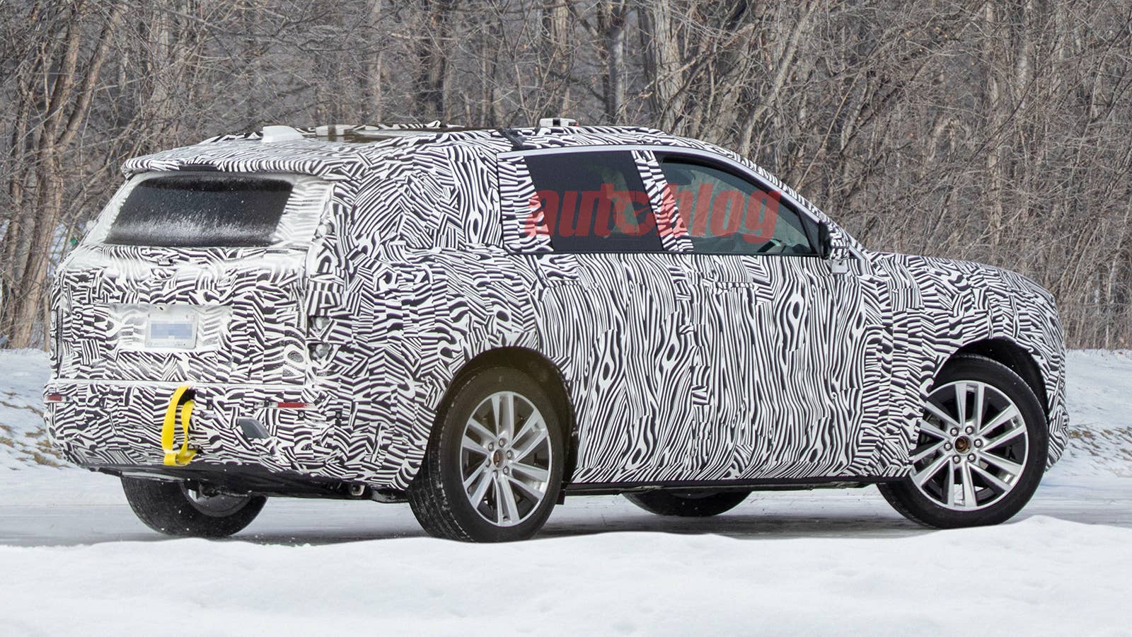 Cadillac three-row electric SUV prototype