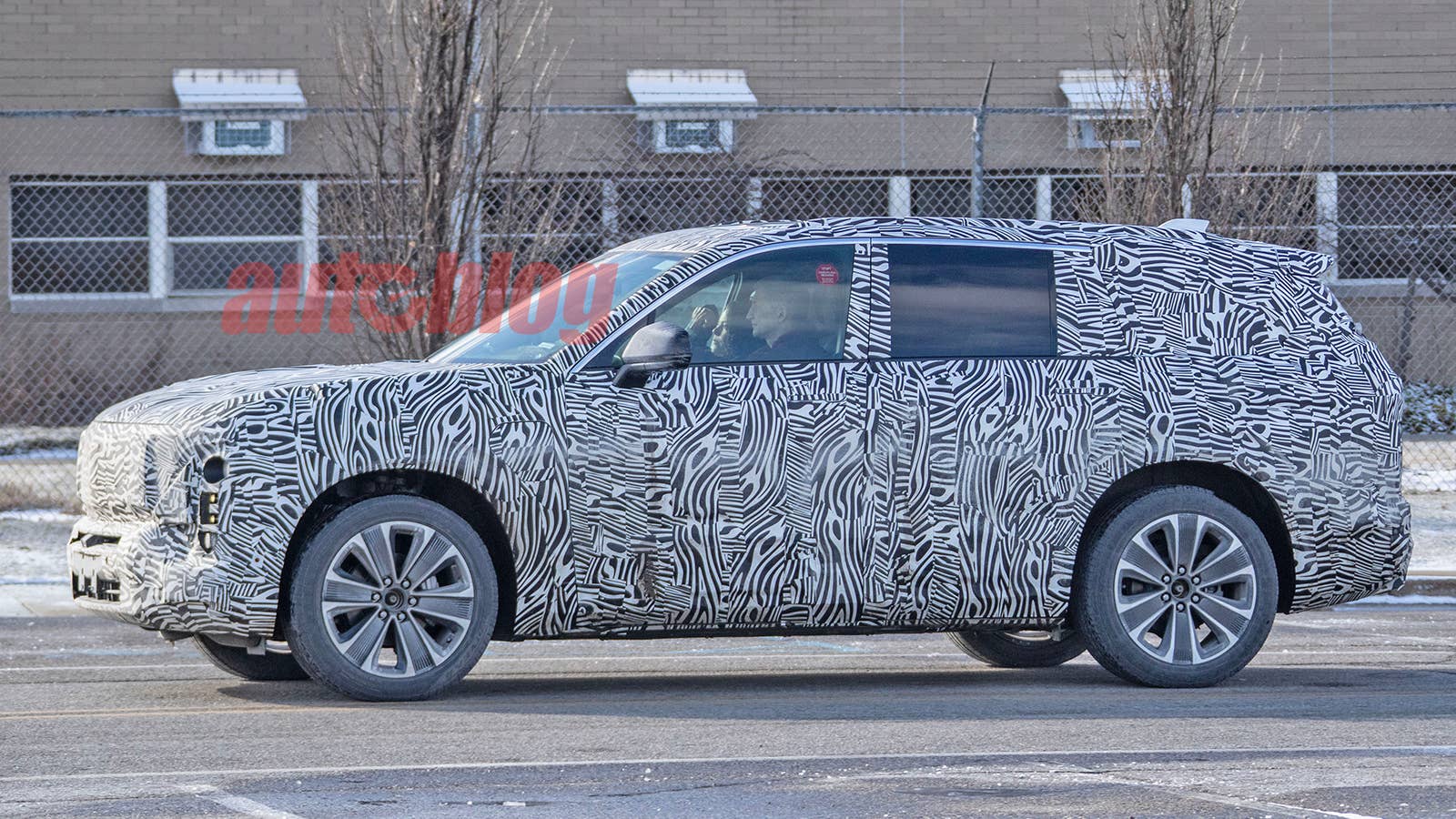 Cadillac three-row electric SUV prototype