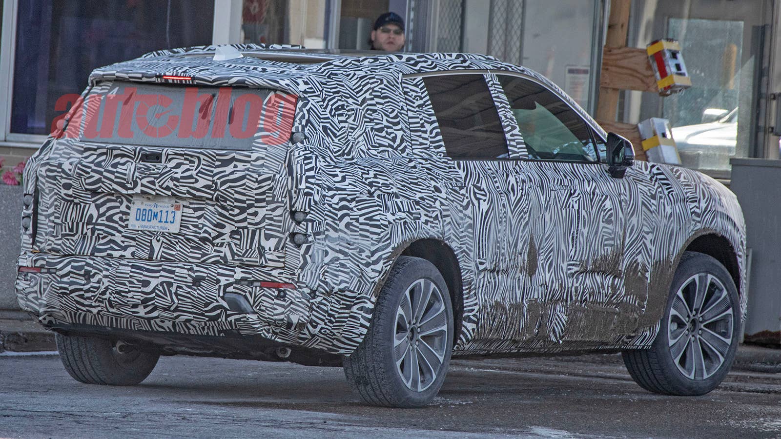 Cadillac three-row electric SUV prototype