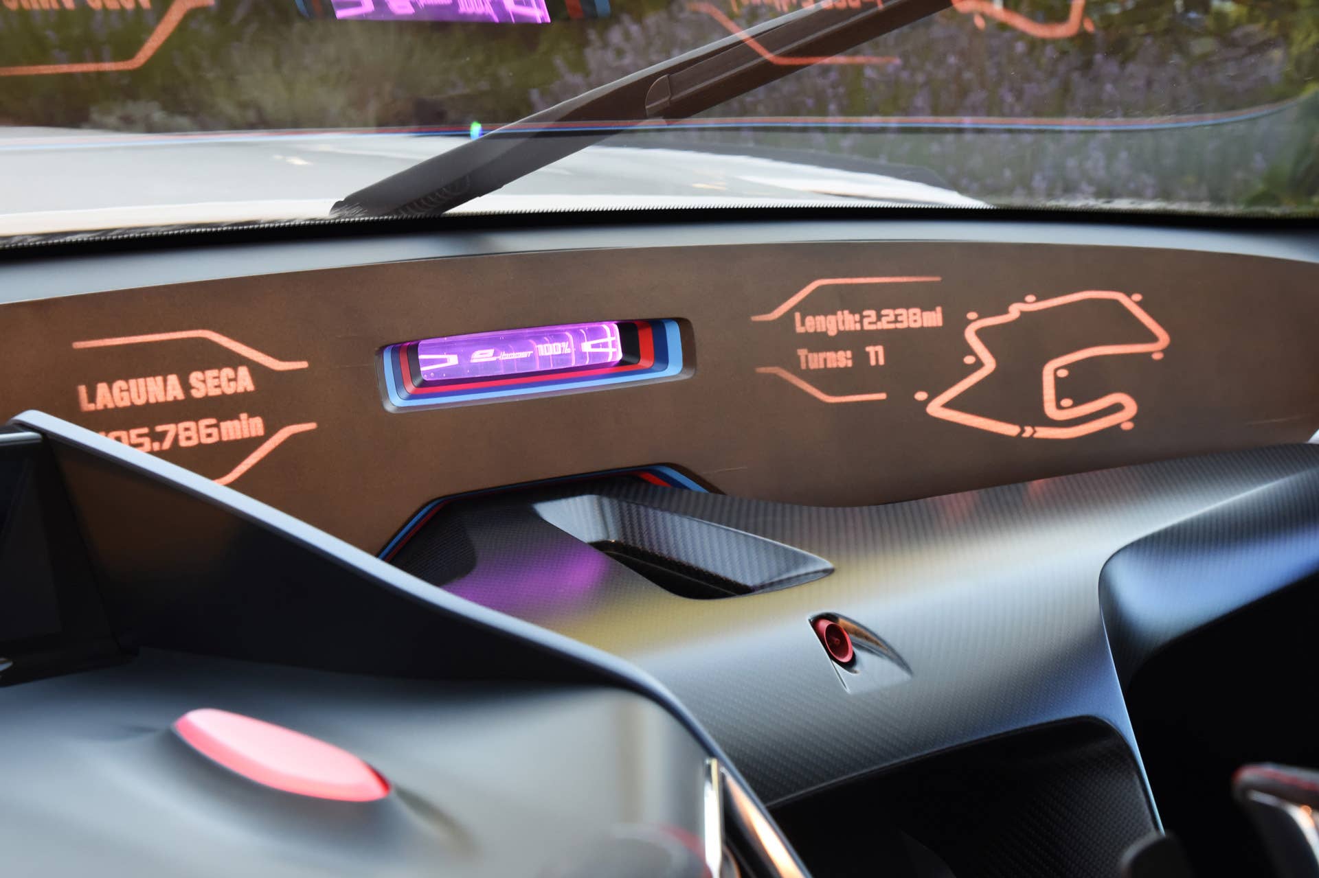 dash laguna seca display bmw hommage r 3.0 csl