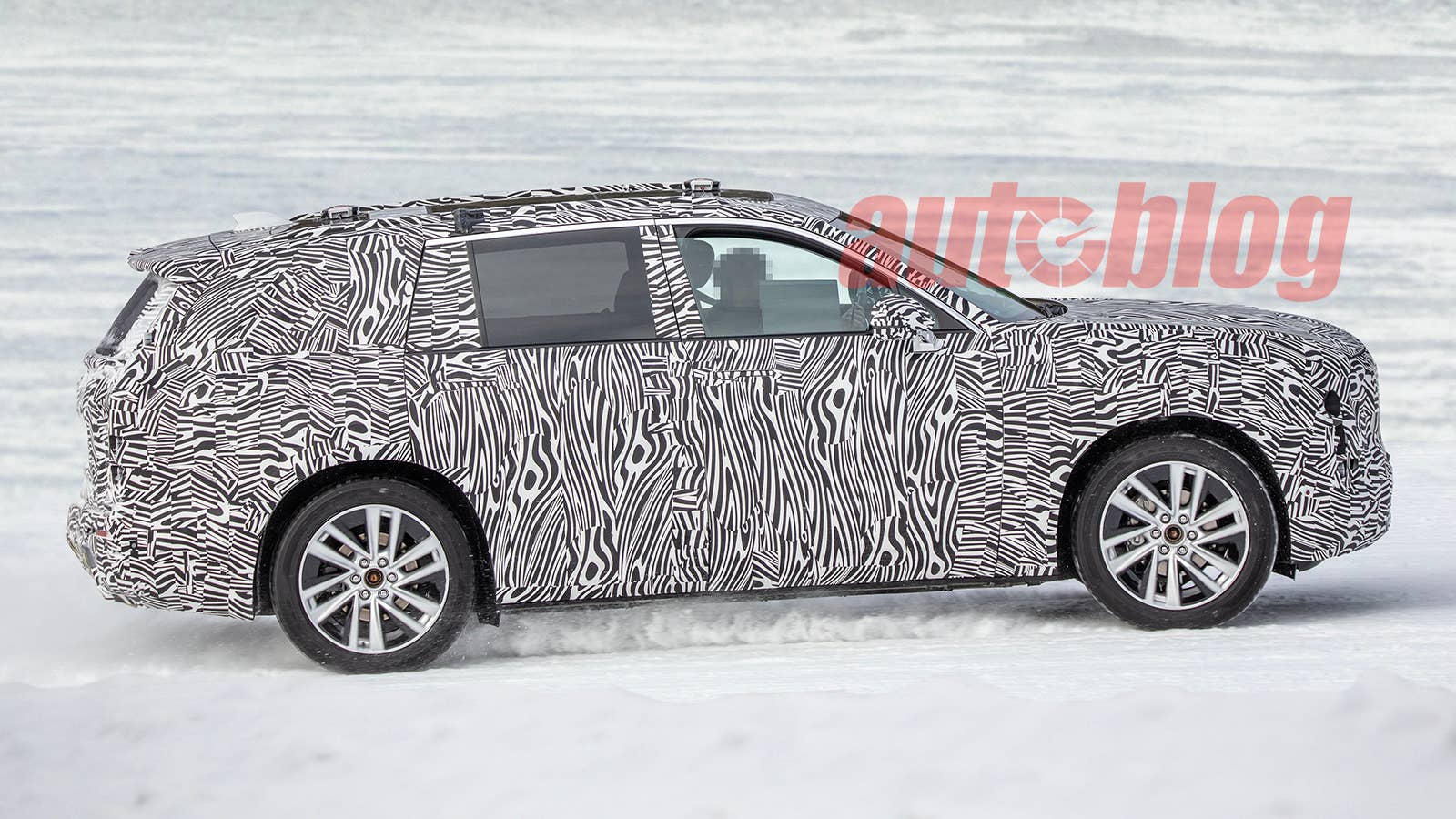 Cadillac three-row electric SUV prototype
