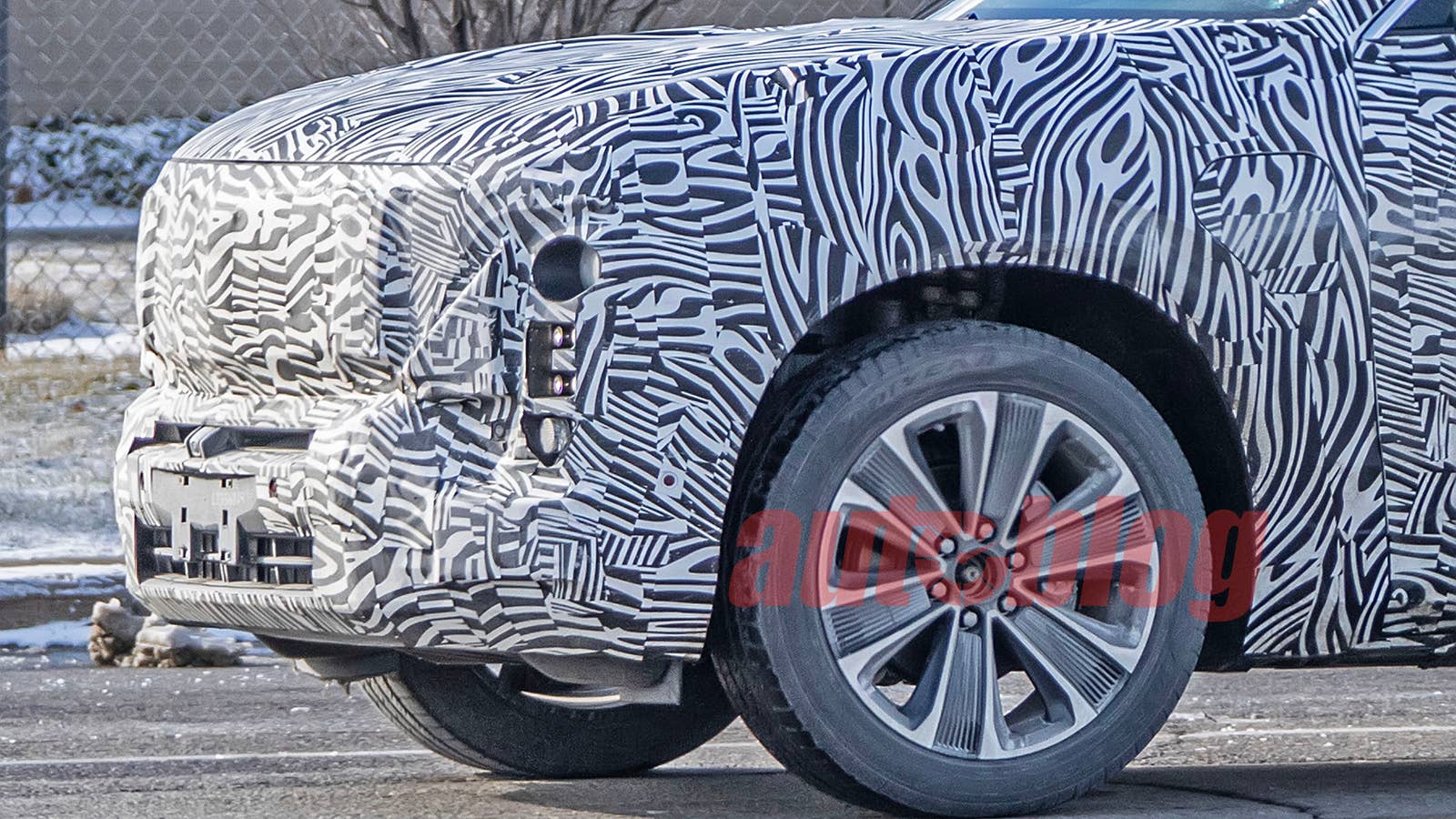 Cadillac three-row electric SUV prototype