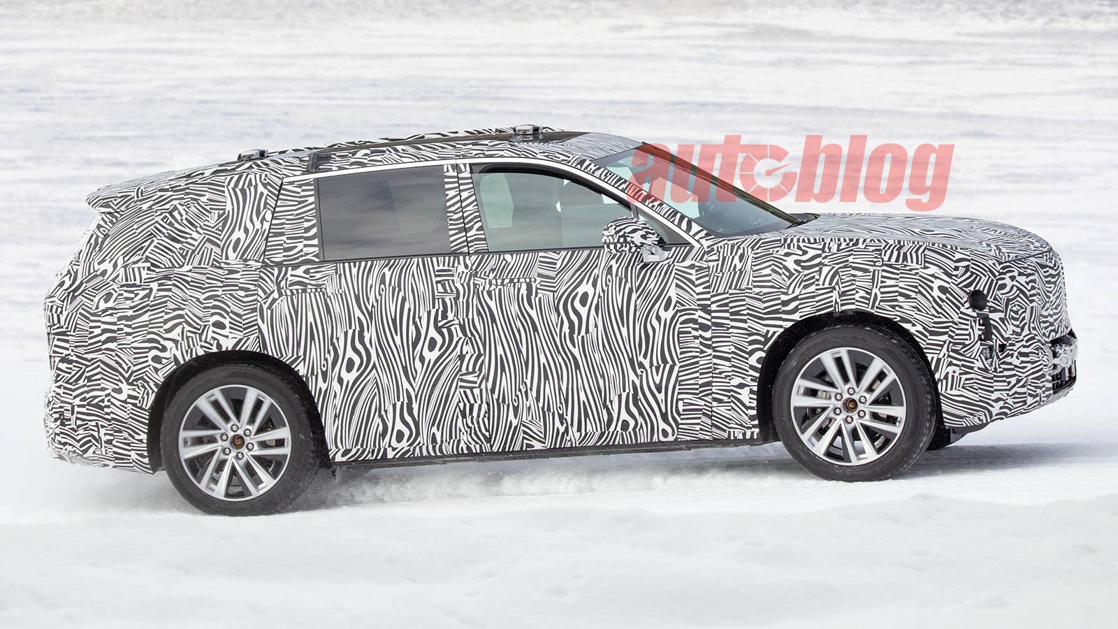 Cadillac three-row electric SUV prototype