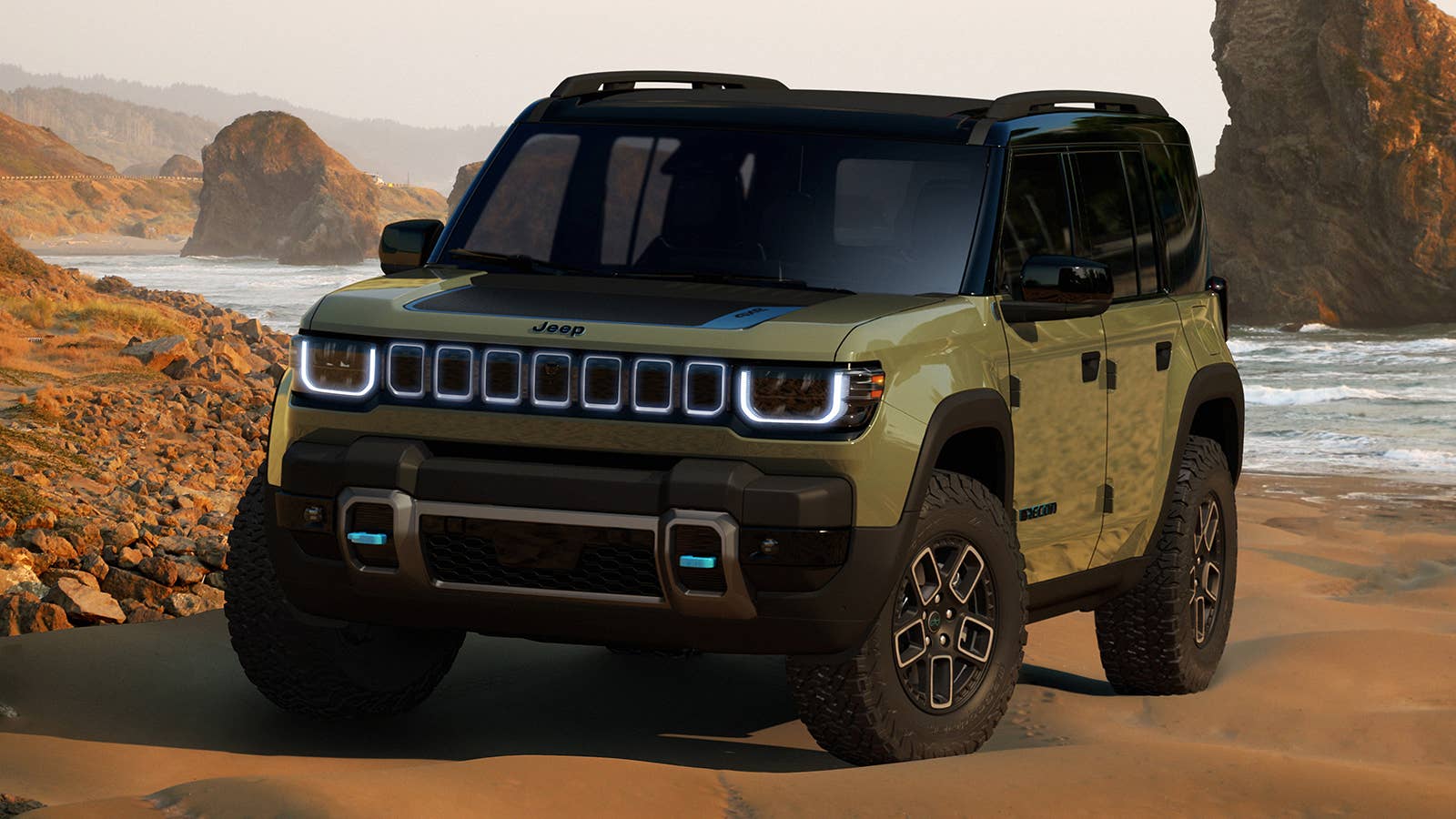 The all-new, all-electric Jeep® Recon: 100% Jeep; 100% zero emission