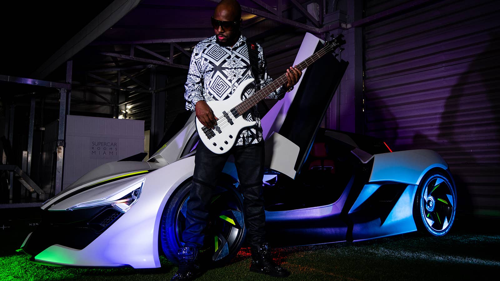Musician Wyclef Jean reveals Attucks Apex AP0 electric supercar - Autoblog