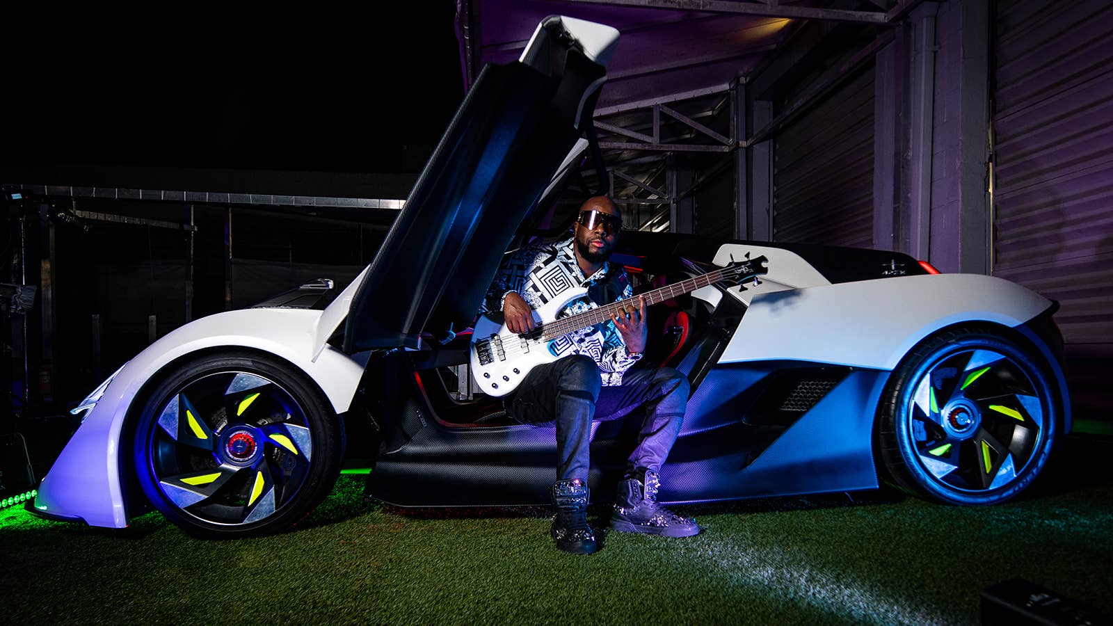 Wyclef Jean with the Attucks Apex AP0
