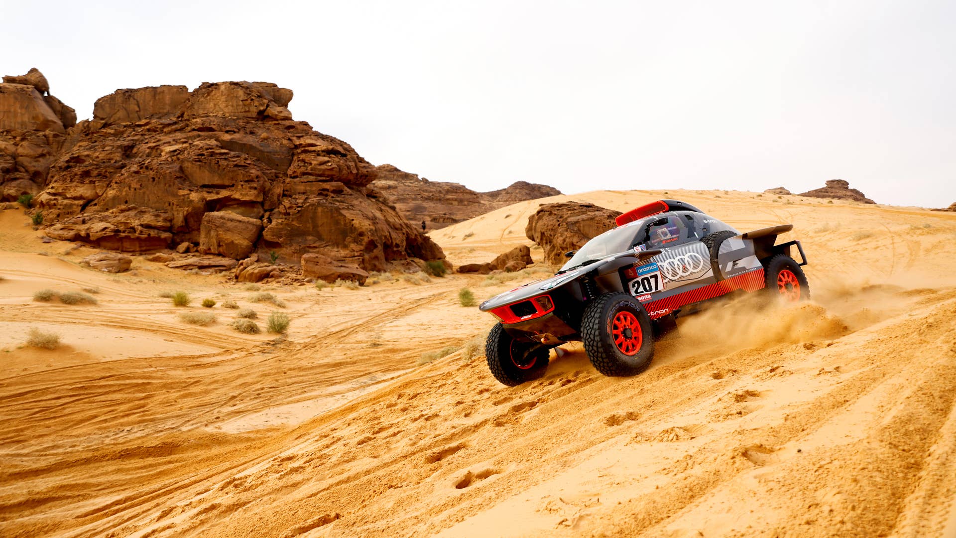 Audi RS Q e-tron #207 (Team Audi Sport), Carlos Sainz/Lucas Cruz