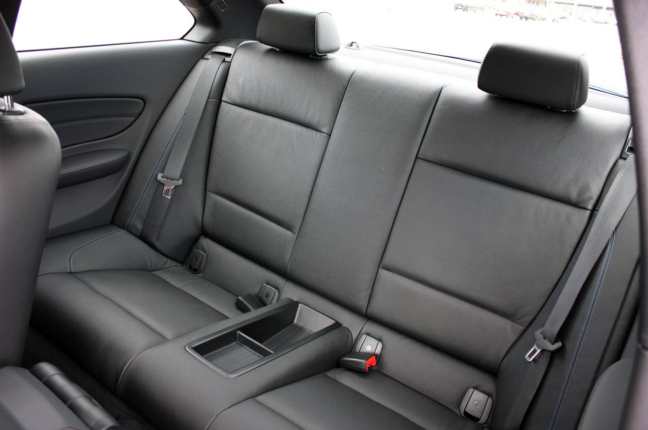 2013 BMW 135is rear seats