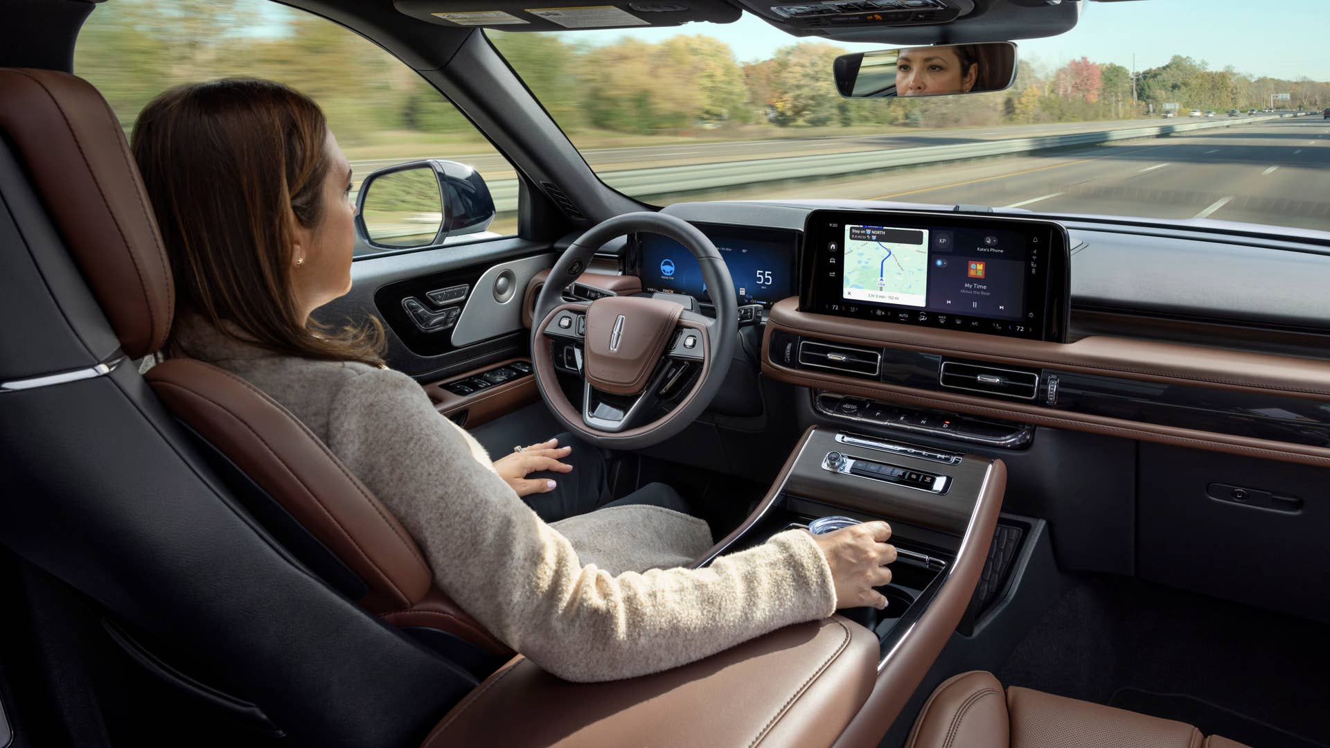 Preproduction vehicle shown. Available summer 2024. Available Feature. BlueCruise requires a Connected Service plan, Lincoln Way® App, and modem activation.  Equipped Lincoln vehicles come with either a 90-day trial or a 2-year or 4-year BlueCruise Connected Service plan, after which purchase is required.  See your Lincoln retailer for more details.  BlueCruise driver-assist features are supplemental and do not replace safe driving or driver’s attention, judgment and need to control the vehicle. Only remove hands in a Hands-Free Blue Zone.  Always watch the road and be prepared to resume control. See Owner’s Manual for details and limitations.