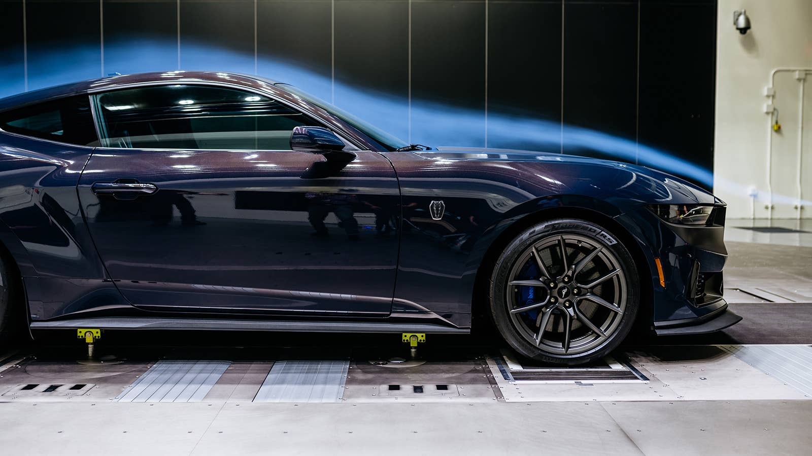 2024 Ford Mustang Dark Horse in the wind tunnel