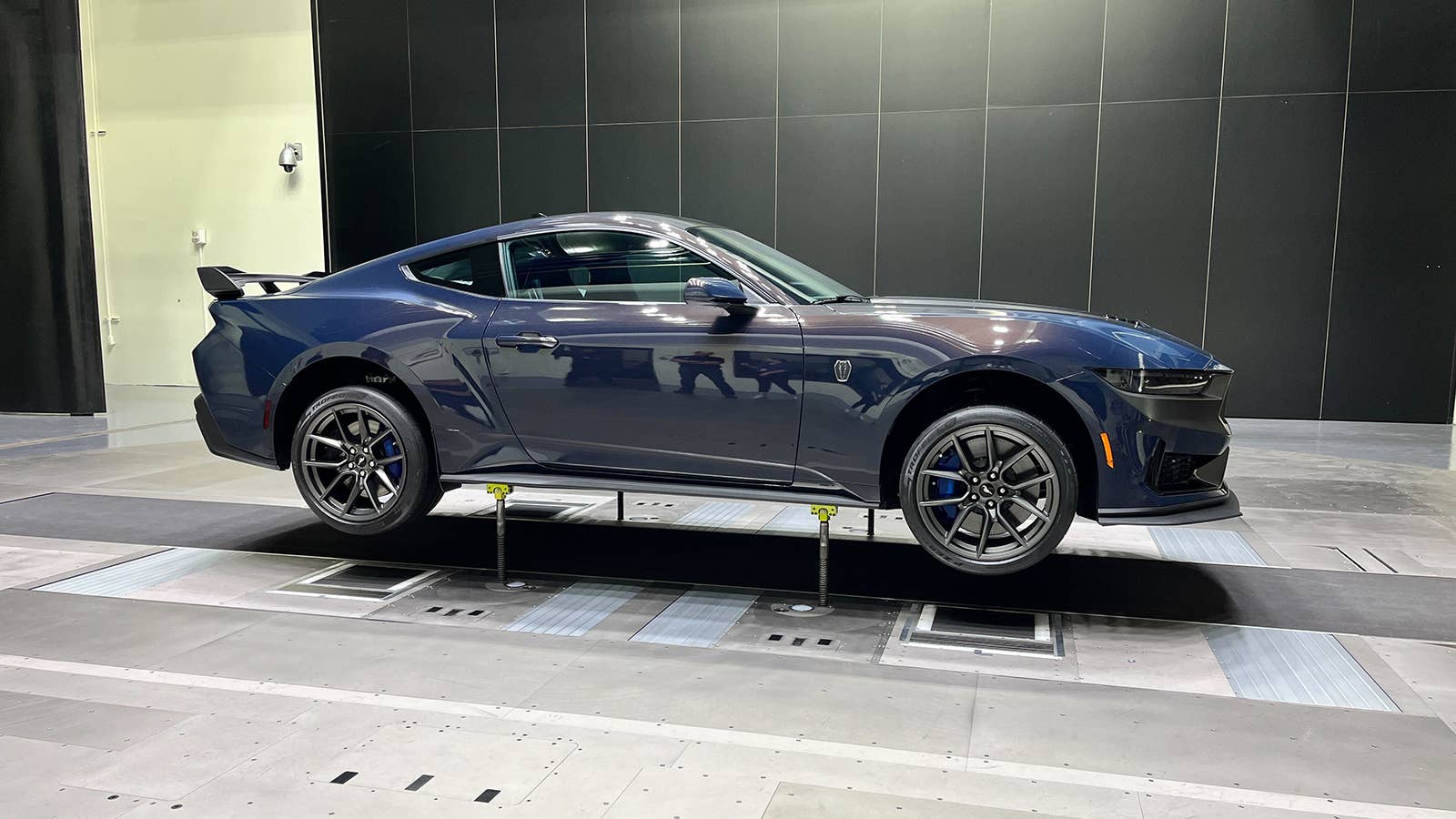 2024 Ford Mustang Dark Horse in the wind tunnel