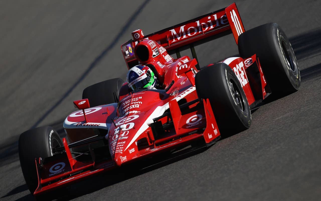 during practice and qualifying for the IZOD IndyCar Series Camping World Grand Prix at the Glen at Watkins Glen International on July 3, 2010 in Watkins Glen, New York.